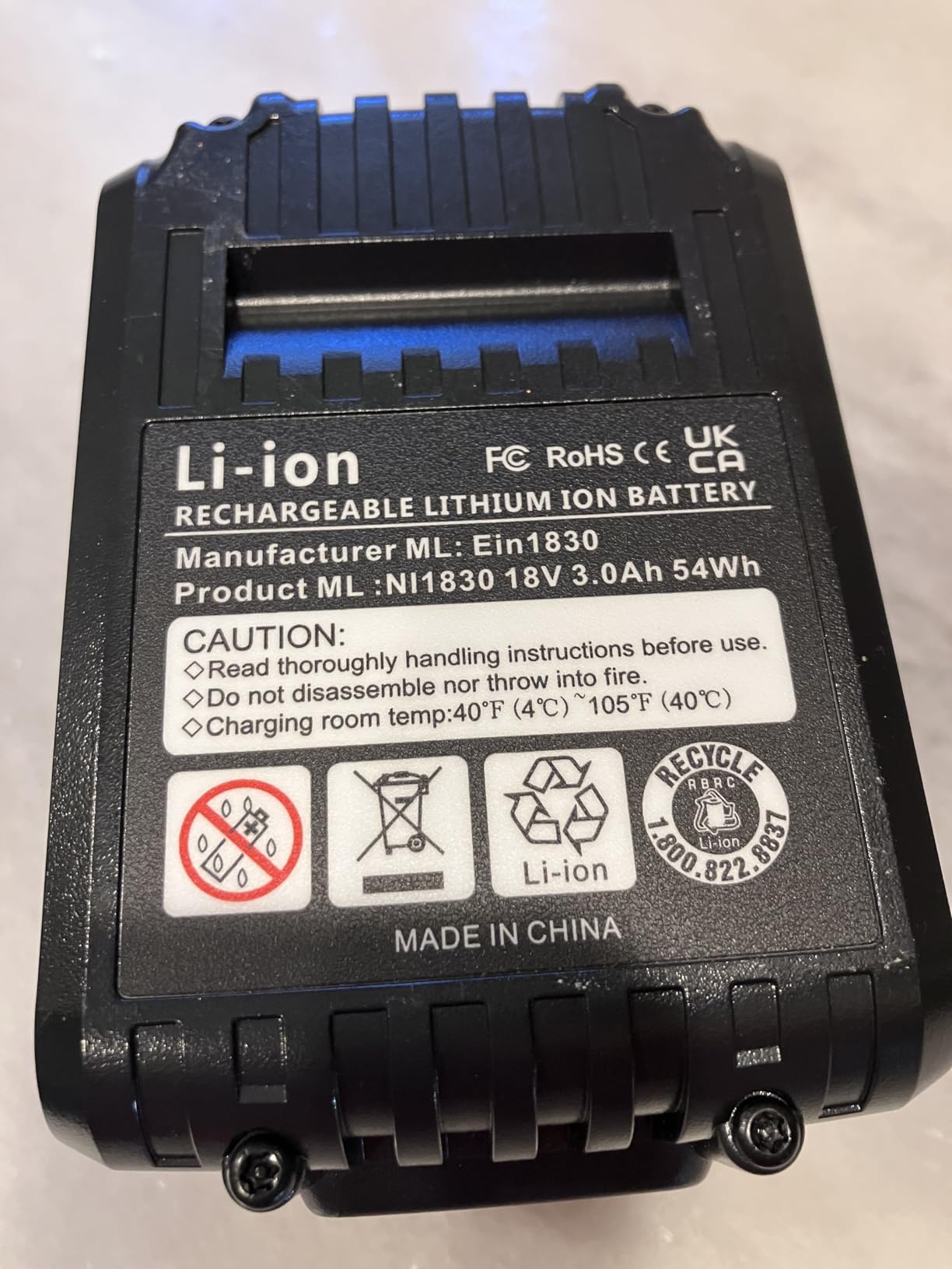 Aoasur 6-Pack 6.0Ah Replacement Battery Compatible with Milwaukee M-18 18V 6000mAh customer photo 2