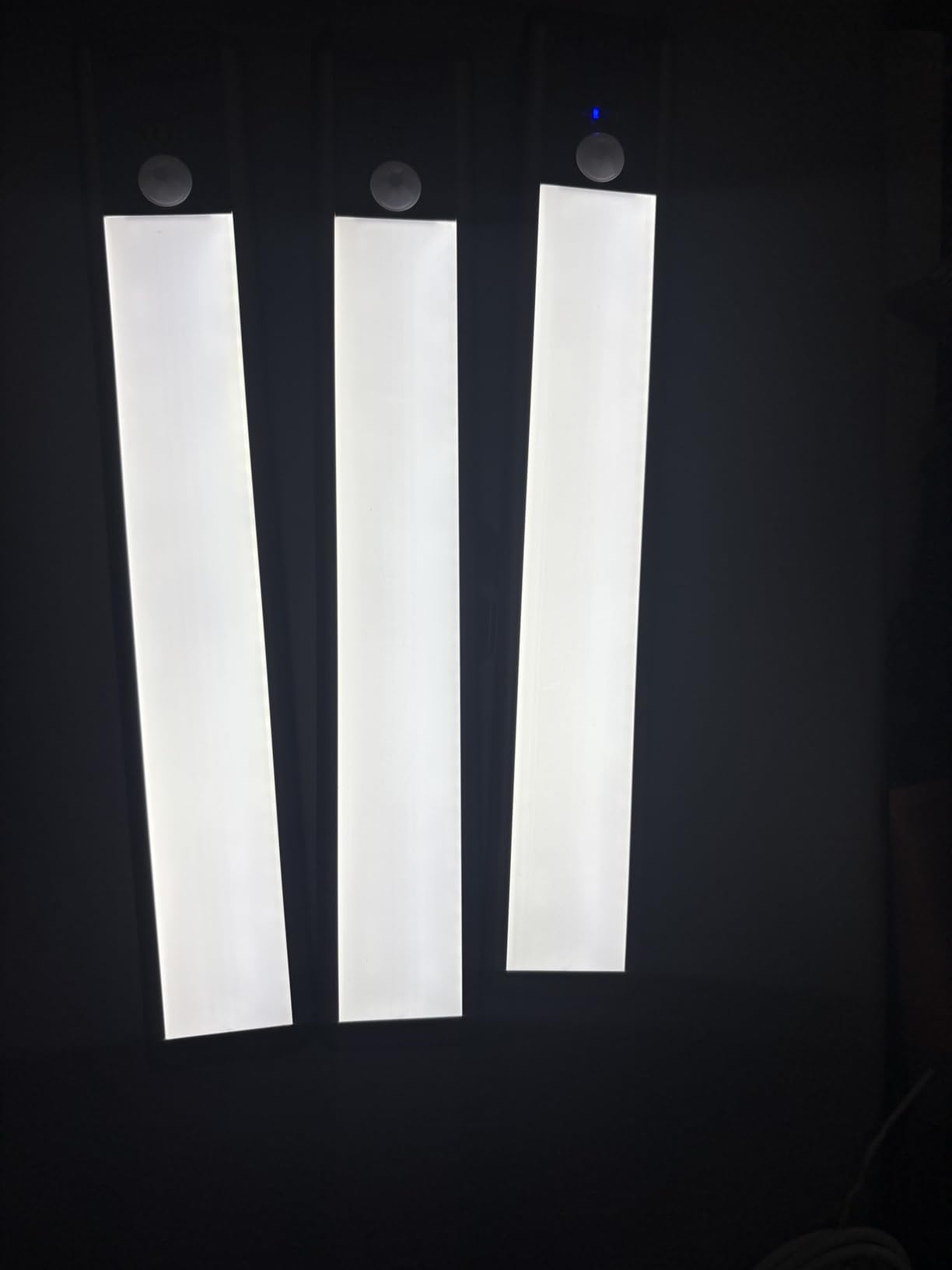 Under Cabinet Lighting Wireless, 10inch Motion Sensor Light Indoor, 3Pack | Rechargeable, 3 Color Temps, Dimmable, Power Display, LED Closet Light Magnetic, Under Counter Lights for Kitchen Shelf Home customer photo 2