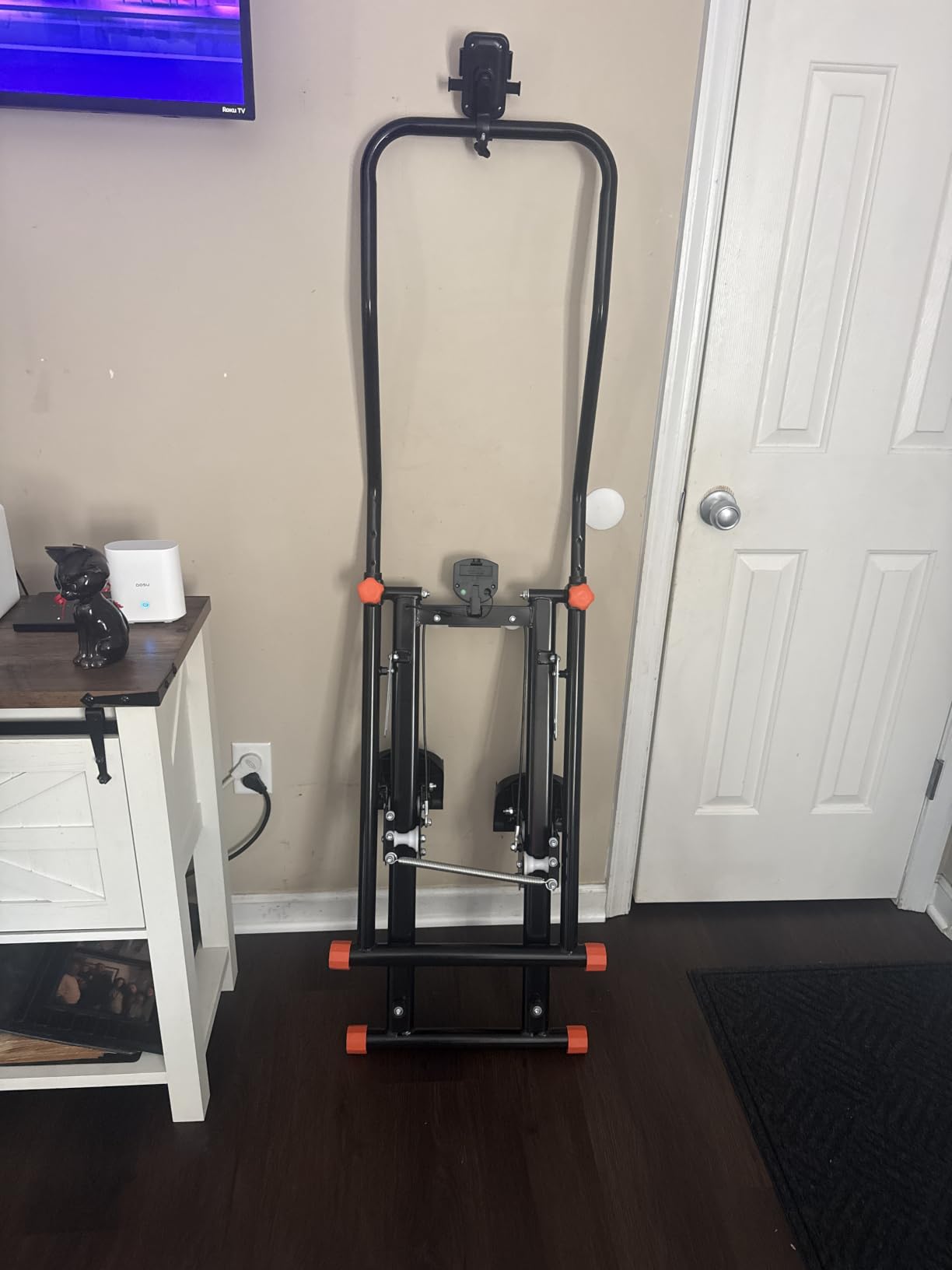 EPHESPORT Stair Stepper for Home with 3-Level High-Tension Resistance | Foldable Design, 2.0 Stair Climber With Height-Adjustable Handlebar, Non-Slip Wide Pedals, Leg Glutes & Full-Body Cardio customer photo 1