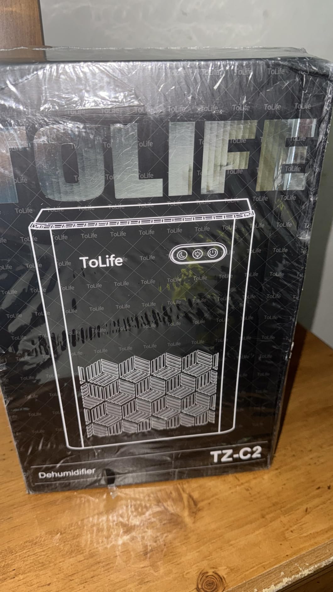 ToLife Dehumidifier, 1000 Sq Ft 95 oz Tank with Sleep Mode, Auto Shutoff | Portable for Home, Bedroom, Bathroom and Basement with 7-Color LED Light, Grey customer photo 1