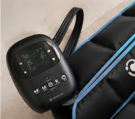 CooCoCo Full Leg Compression Massager for Circulation and Pain Relief FSA | FSA-HSA Eligible, 12 Intensity, 3500mAh Cordless Air Compression Boots, 10 Air Chambers, 5 Zones, 6 Modes, 4 Timer customer photo 1