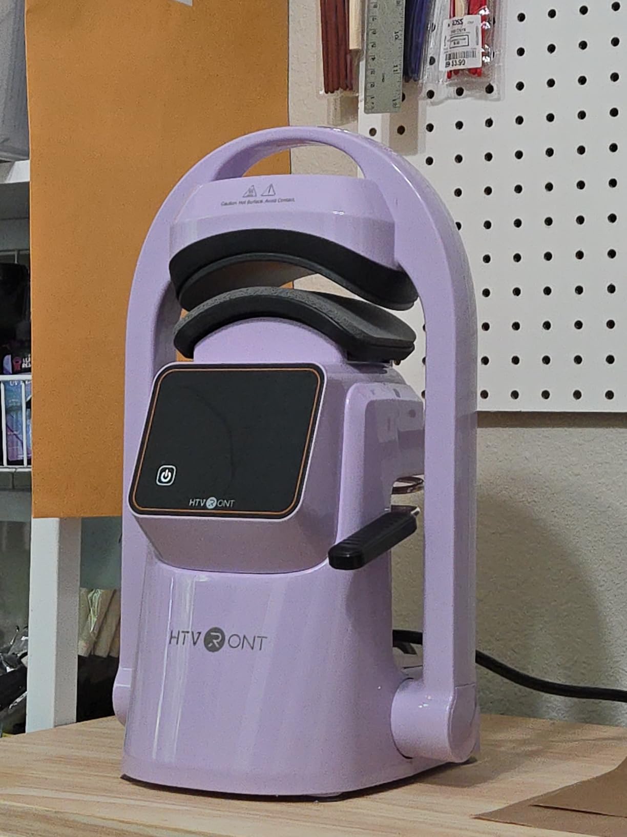 HTVRONT Auto Hat Press Machine, Hat Heat Press Machine | Auto Press, Precise Temp & Timer Control, Hat Heat Press for Caps with 2 Platens for DTF Film, Embroidery, Sublimation customer photo 2