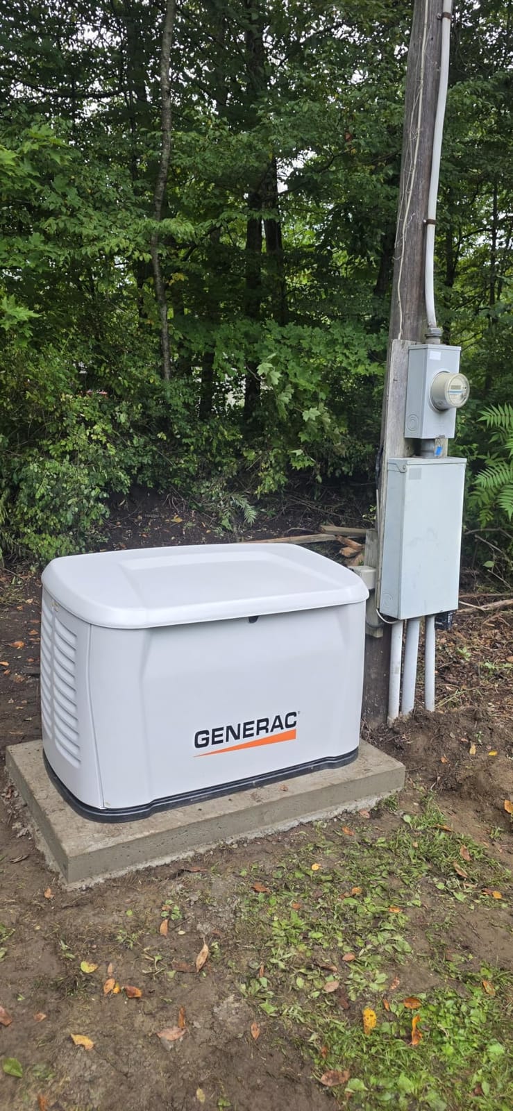 Generac 14kW Whole Home Generator, Transfer Switch & Cellular Capability customer photo 1