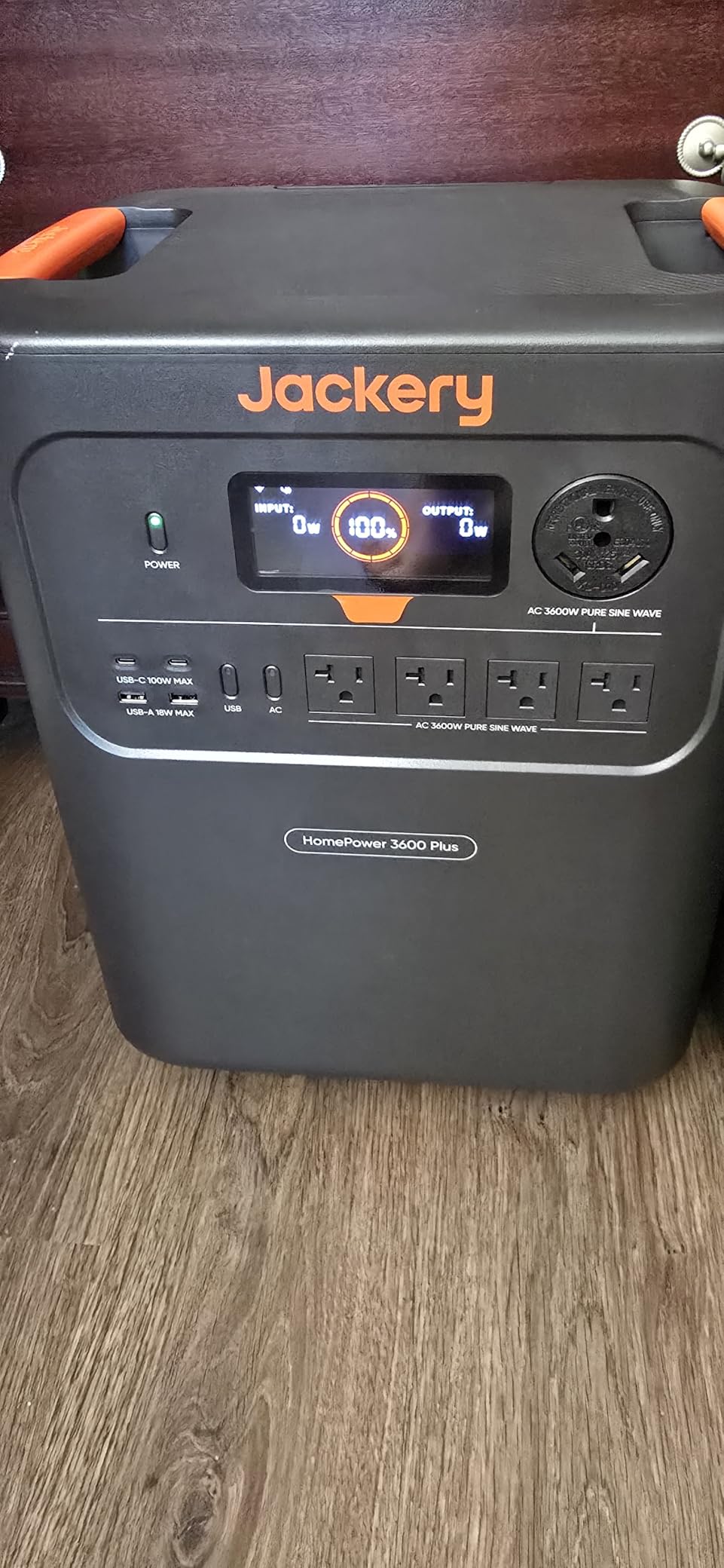 Jackery HomePower 3600 Plus Portable Power Station, 3600W AC Output, 3584Wh LFP Solar Generator, Expandable up to 21kWh, Essential Home Backup for Home Use, Emergencies, RV (Solar Panel Optional) customer photo 2
