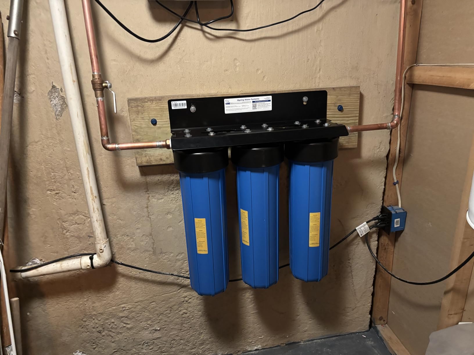 iSpring Ultimate PFAS Protection Whole House Water Filter System | SGS-Tested, Reduces Scale, Corrosion, PFAS, Lead, Mercury, Chlorine, Up to 250K Gallons, 1