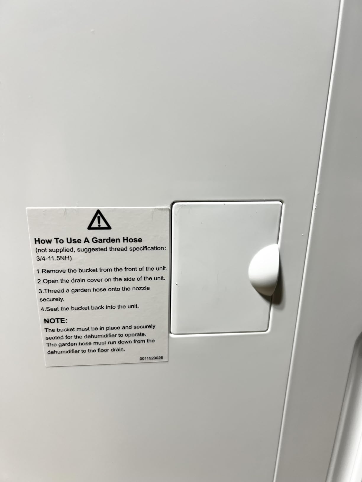 GE Portable Dehumidifier, 50 Pint Daily Output with Smart Dry for Wet Spaces, Drain Hose for Auto or Manual Drainage, Ultra Quiet, Perfect for Basement, Bedroom, Bathrooms, White | 50 Pt and Day, Smart Dry Auto Humidistat, Continuous Drain Port, 15-Pt Tank, 3 Speeds customer photo 1