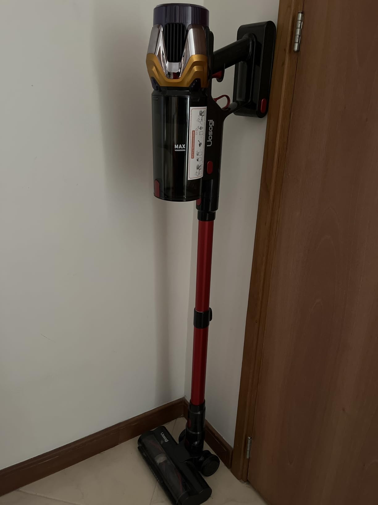 Cordless Vacuum Cleaner, Upgraded 55KPA 650W 70Mins Stick Vacuum with Hurricane Mode, Self-Standing, Touch Screen, 1.8L Dust Cup, Anti-tangle Wireless Vacumm, Vacuum Cleaners for Home/Pet Hair/Carpets customer photo 1