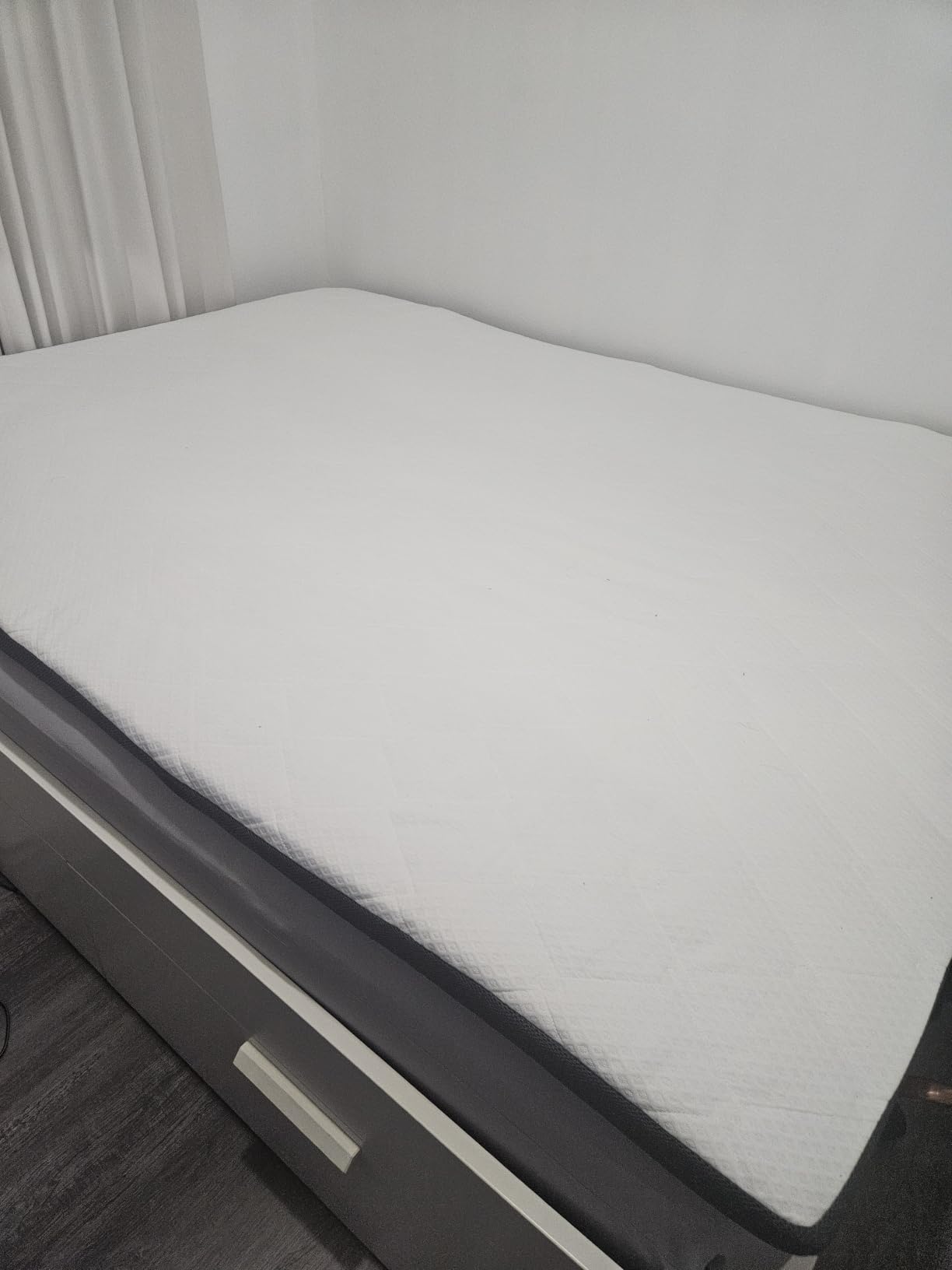 Glendan Extra Firm Mattress Topper: Queen Size 3 Inch, High Density Bed Topper, Extra Support for Pain Relief, Breathable Washable Cover with Anti-Slip Straps, CertiPUR-US Oeko-Tex Certified 80x60 customer photo 1