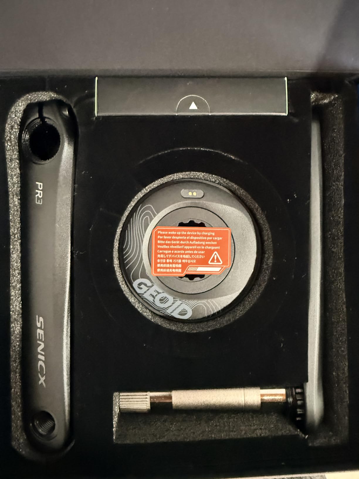GEOID PM500 Bike Power Meter Crankset, ±1.5% Accuracy, Lightweight 680g, 300h Long Battery Life, 110BCD, Bluetooth & ANT+, IPX7 Waterproof Cycling Power Meter for Road Bikes - 172.5mm customer photo 1