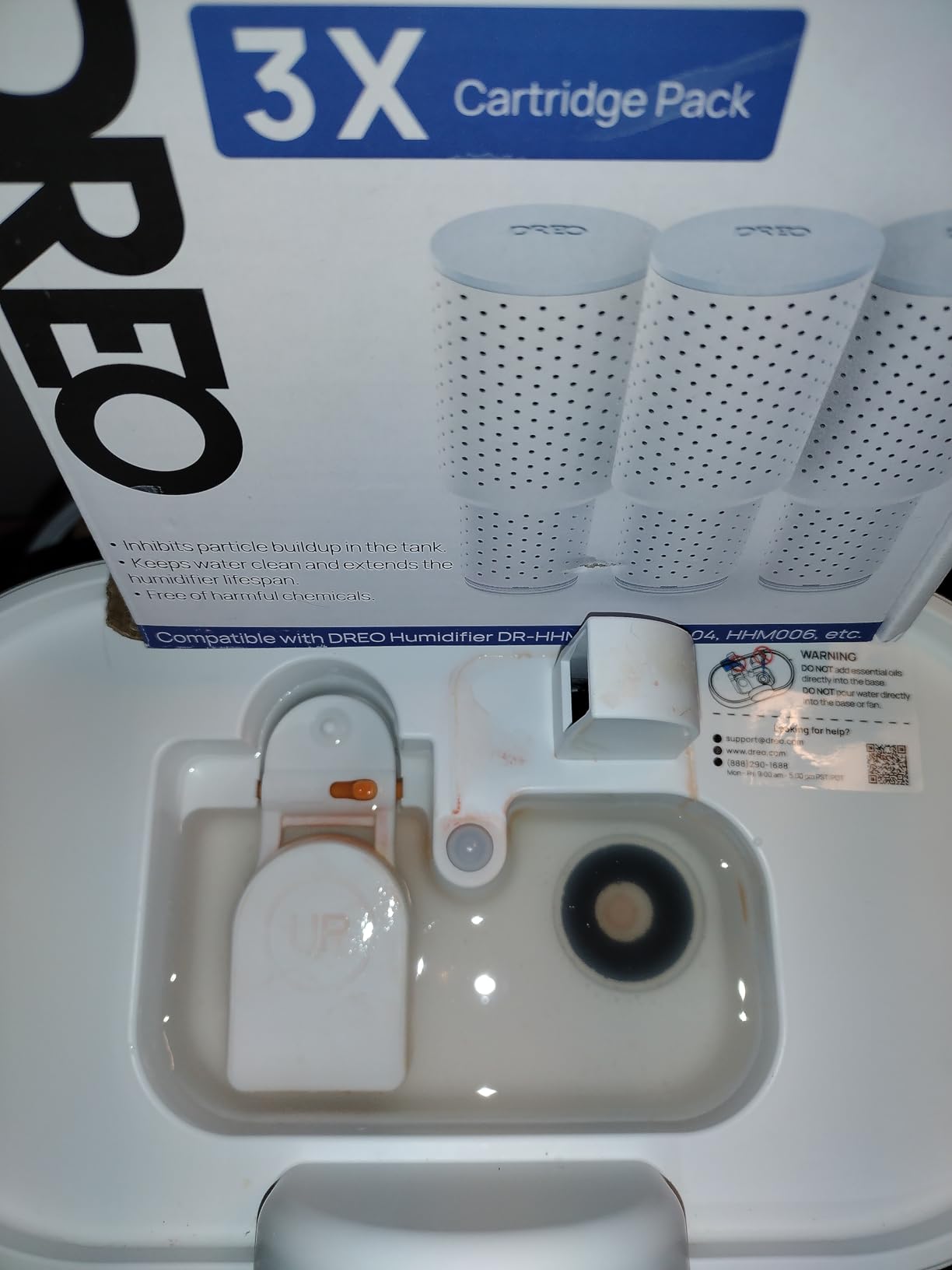 DREO 3L Humidifiers for Bedroom, 30H Runtime, 26 dB Quiet, New Edition | Easy to Refill & Clean, Precise Humidity Control, Night light, Cool Mist Air Humidifier for Large Room, Baby Nursery customer photo 2