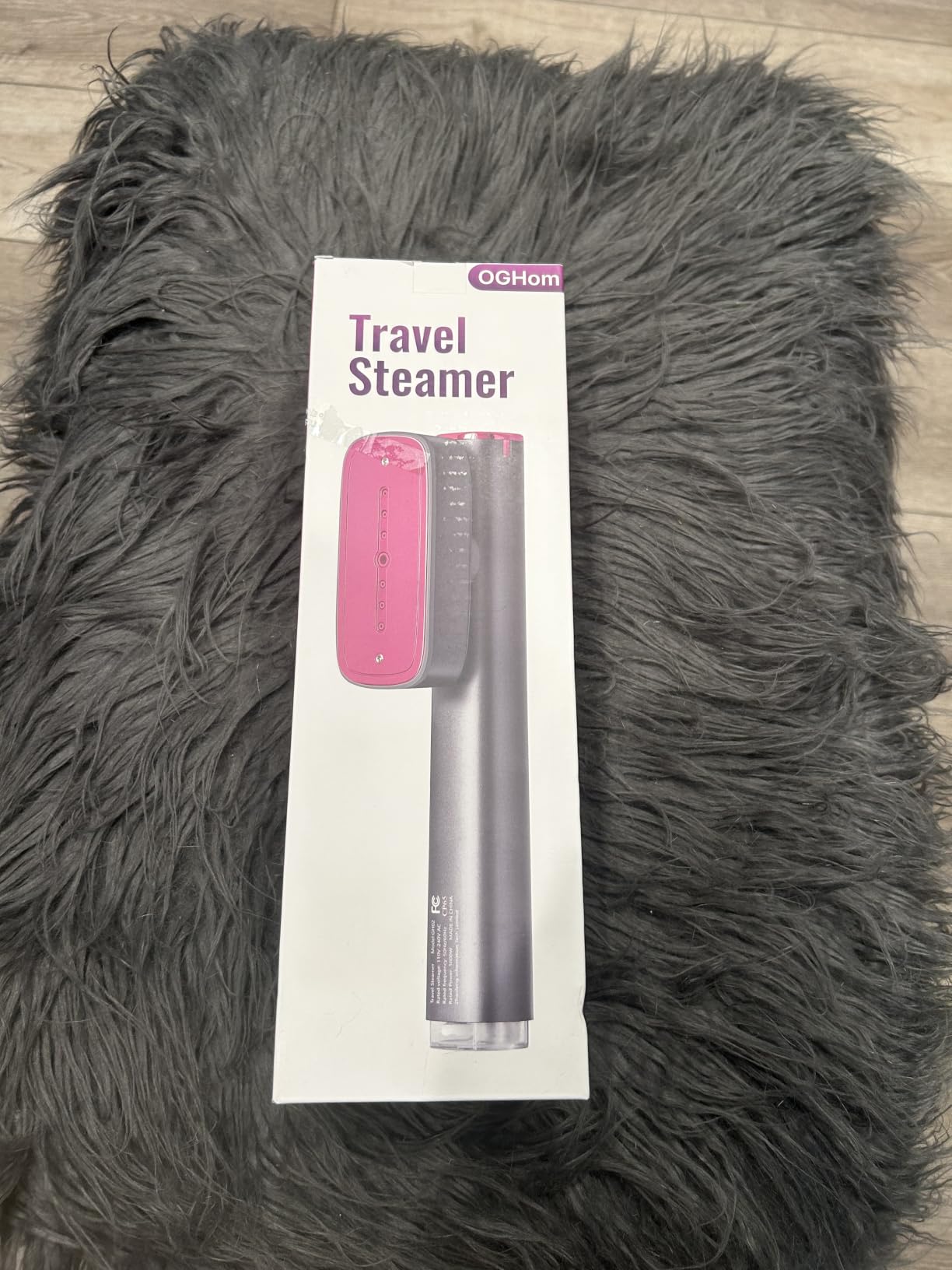 OGHom Steamer for Clothes, 110-240V Travel Steamer & Iron 2 in 1, 1000W Powerful Steam, Portable Handheld Garment Wrinkle Remover, 30s Fast Heat-Up with Dry & 2-Steam Control, for Global & Europe customer photo 2