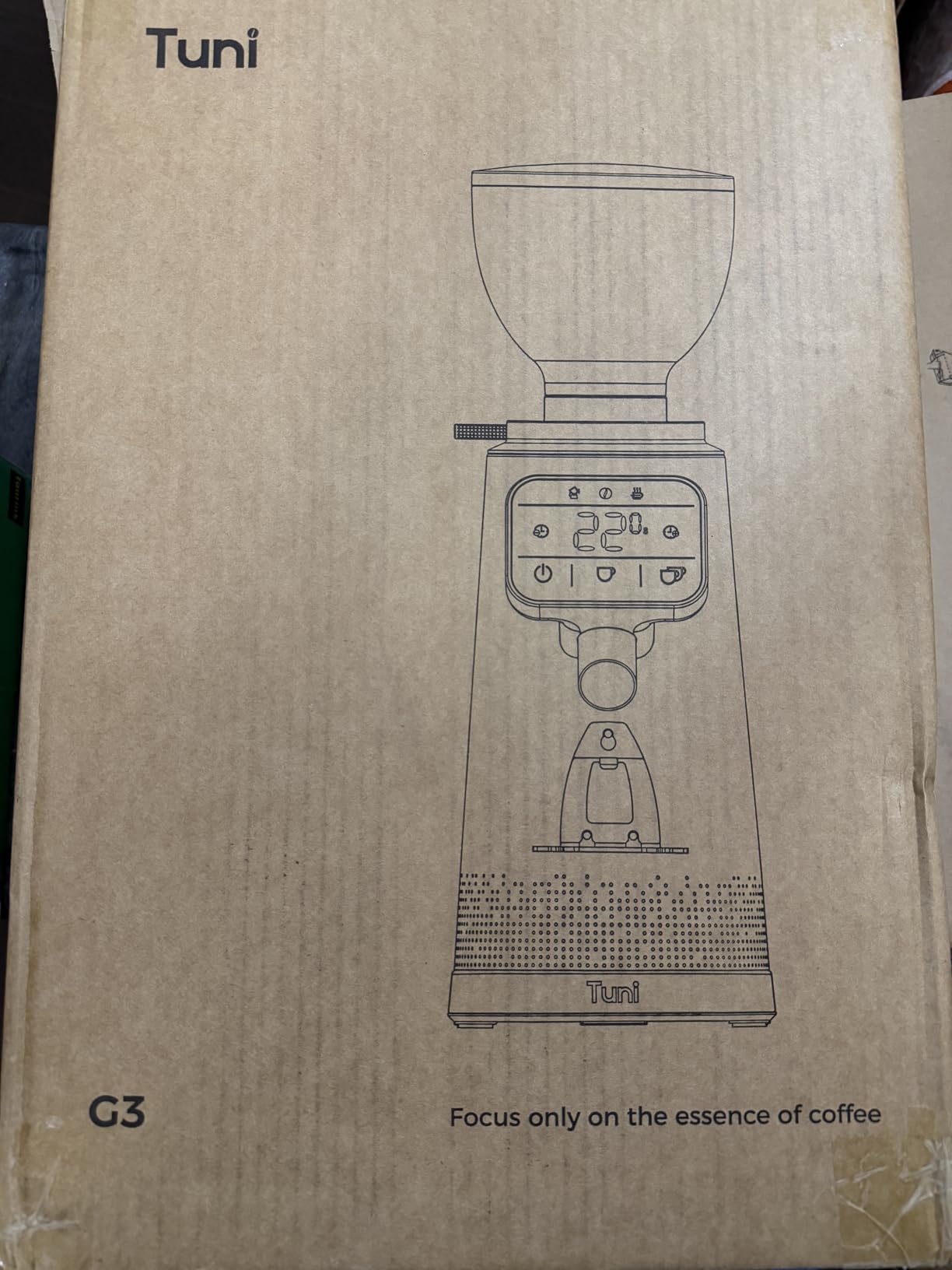 Tuni G3 Commercial 64mm Flat Burr Coffee Grinder, 100 Grind Settings, Ivory | Electric Espresso Grinder with Single Dose, Anti-Static Tech, All-Metal Stainless Steel Body customer photo 1