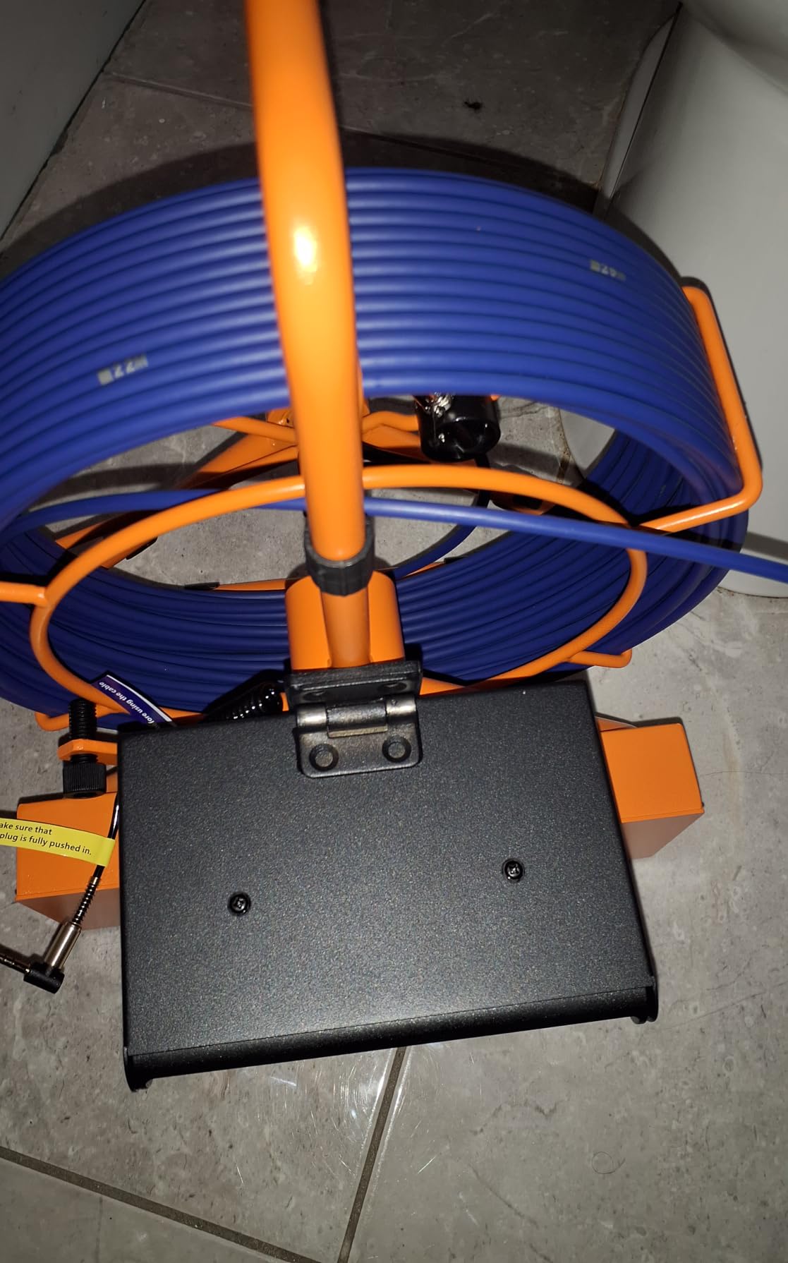 Sewer Camera 100FT/30M Pipe Inspection Borescope Endoscope Camera with Light 6 LEDs 5