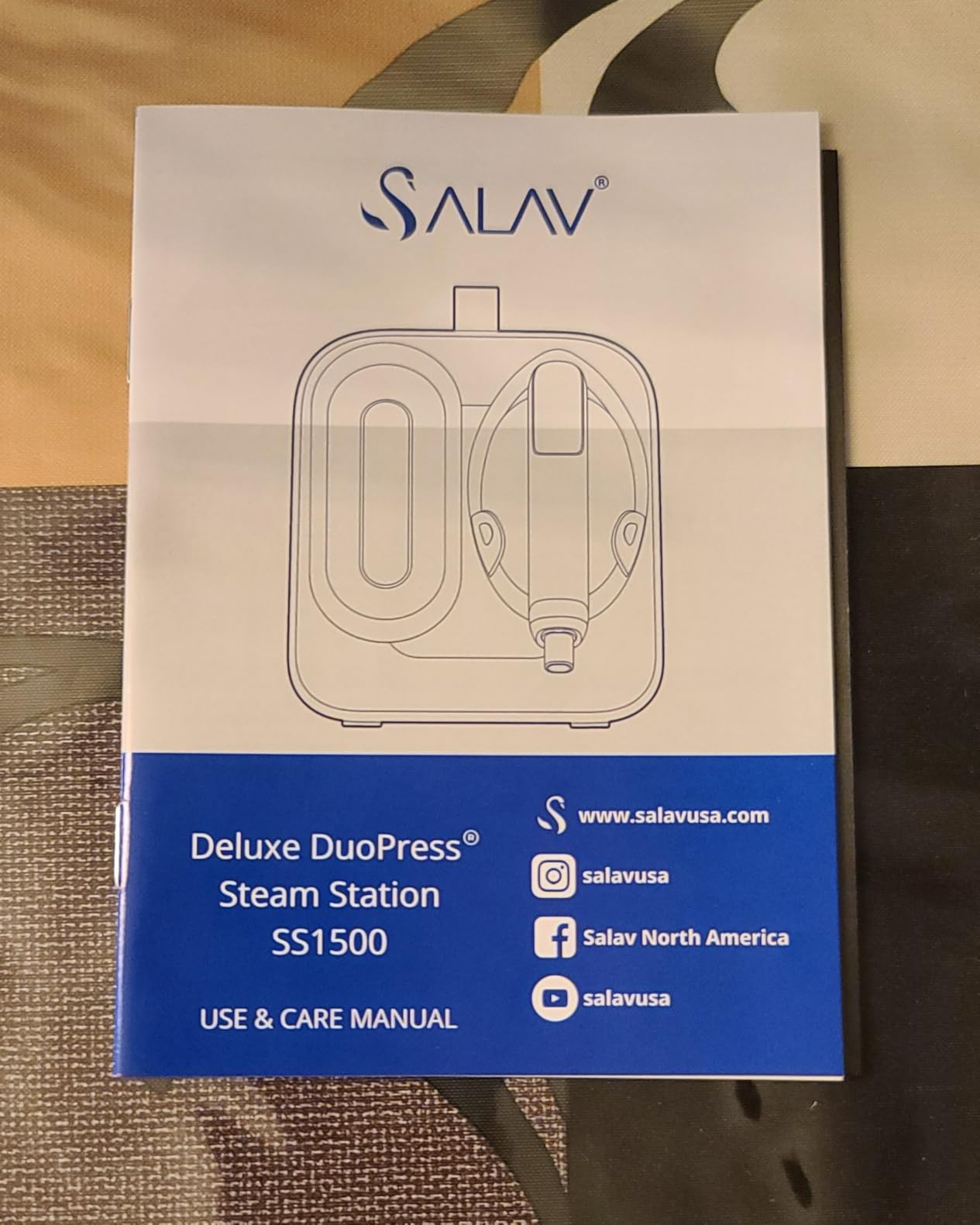 SALAV Auto-Off Duopress Smart Steam & Iron Station, 7 Steam Settings 1150W customer photo 1