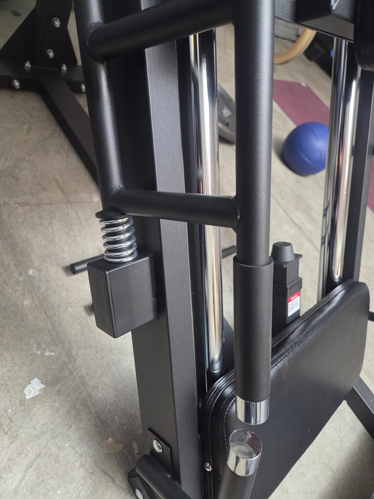 Leg Press Hack Squat Machine Combo, 45° Leg Exercise Machine, Lower Body Special with Weight Storage for Quads, Hamstring, Glutes, Calves, Compact Home Gym Leg Day Equipment customer photo 1