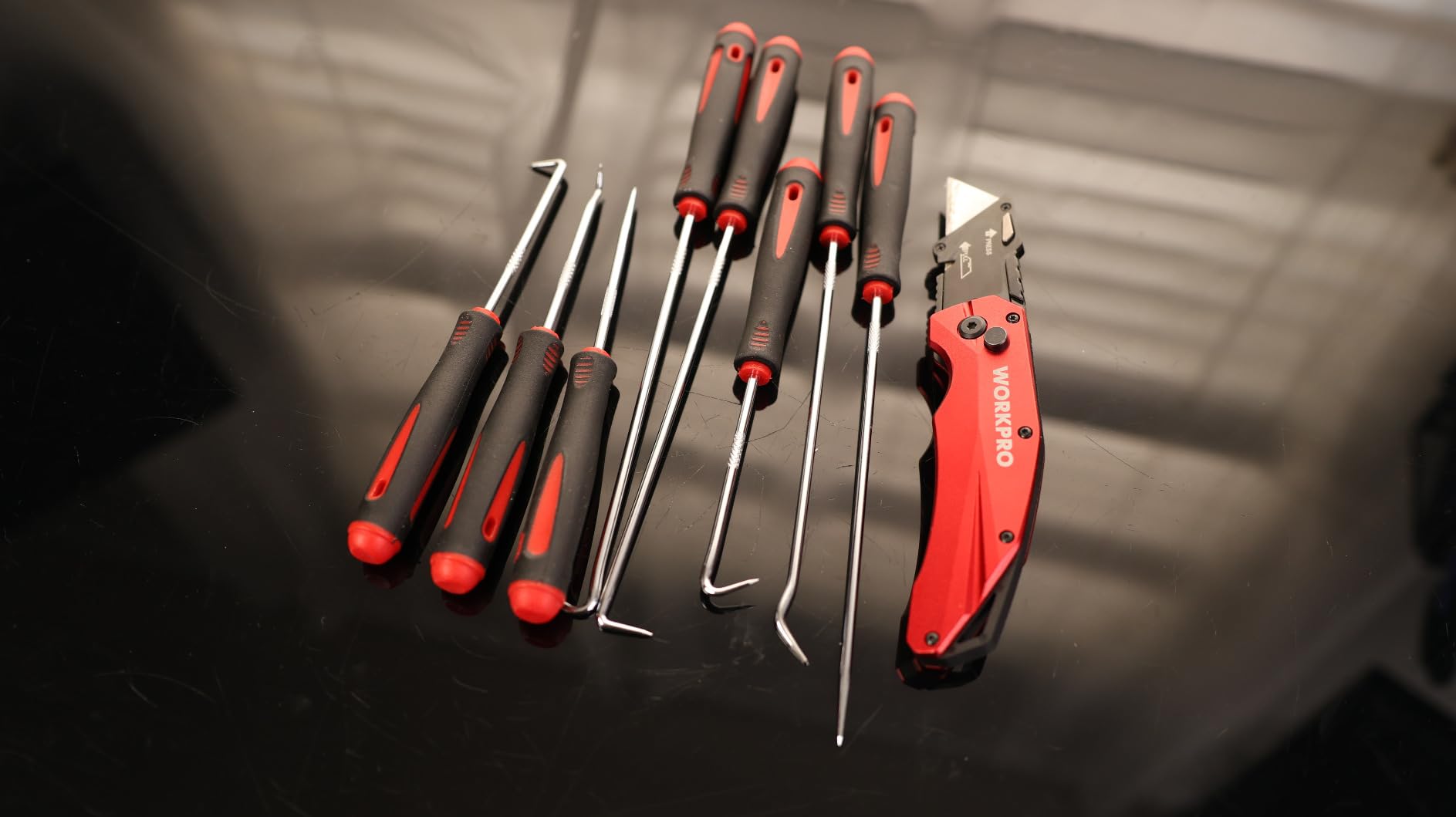 12PCS Precision Pick Set - Easy Removal Tool for Automotive Oil Seals, O-Rings, and Gaskets, Lock Pick Set, Picks, Pick Tool (12, Black 12) customer photo 1