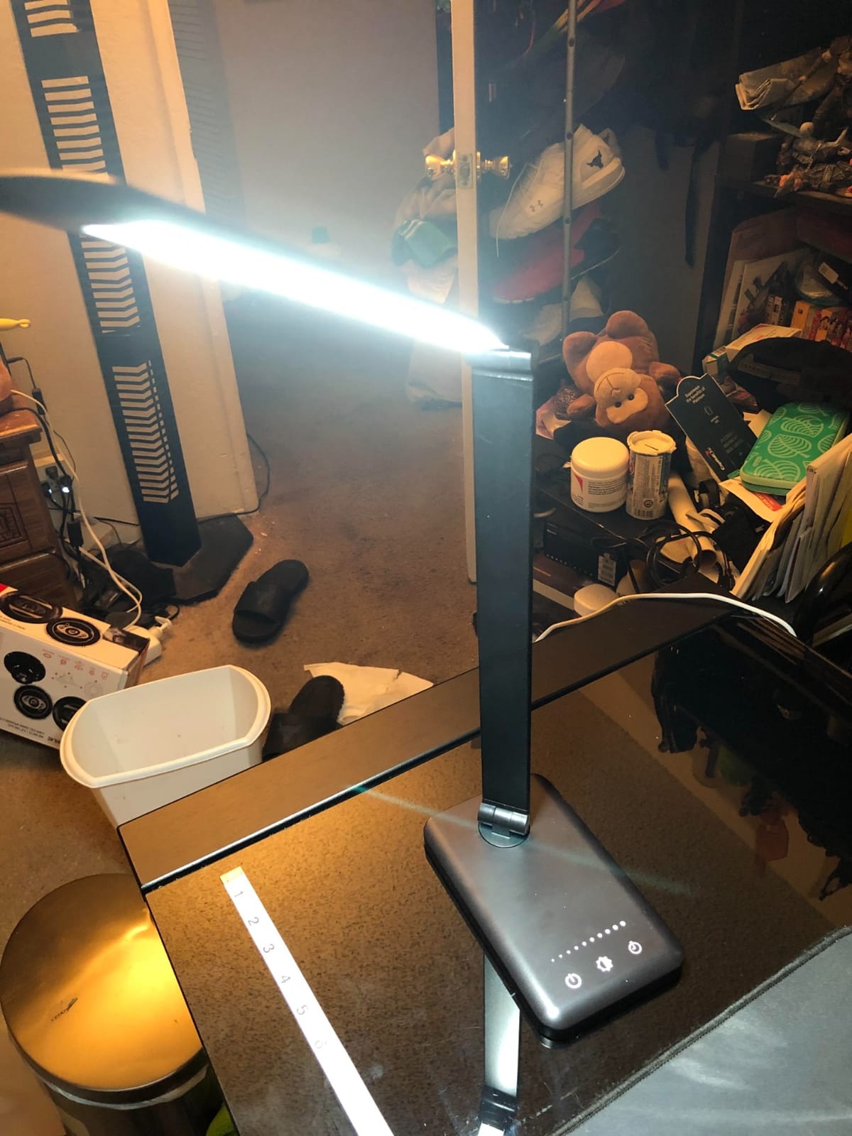 LED Desk Lamp with Clamp, Stepless Dimming Flicker-Free for Home Office | Architect Lamp, DC Adapter, 25 Modes, 12.8in Flexible Gooseneck, Eye-Friendly for Workbench & Reading customer photo 2