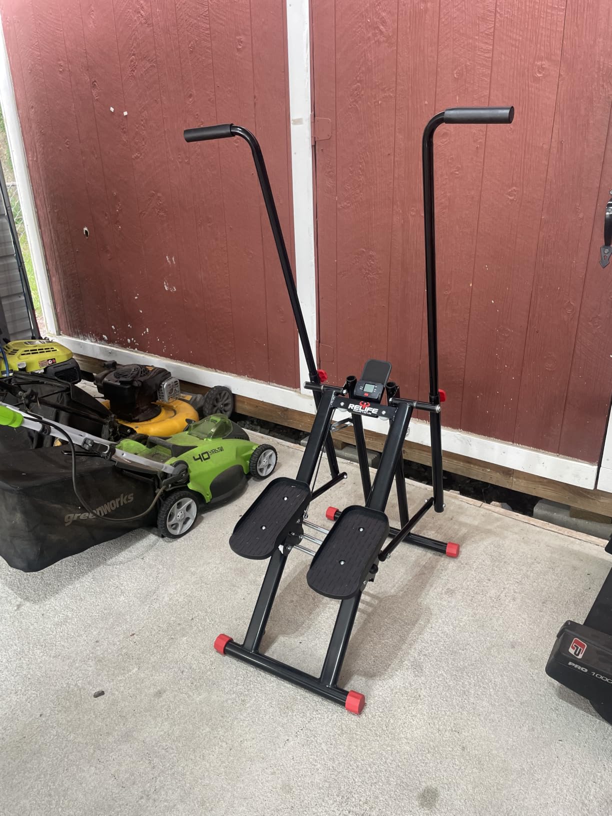 RELIFE REBUILD YOUR LIFE Stair Stepper for Home Exercise, New Version Stair Climber with Adjustable Resistance, Vertical Climber Cardio Exercise Machine for Full Body Workout, Extended Step Range customer photo 1