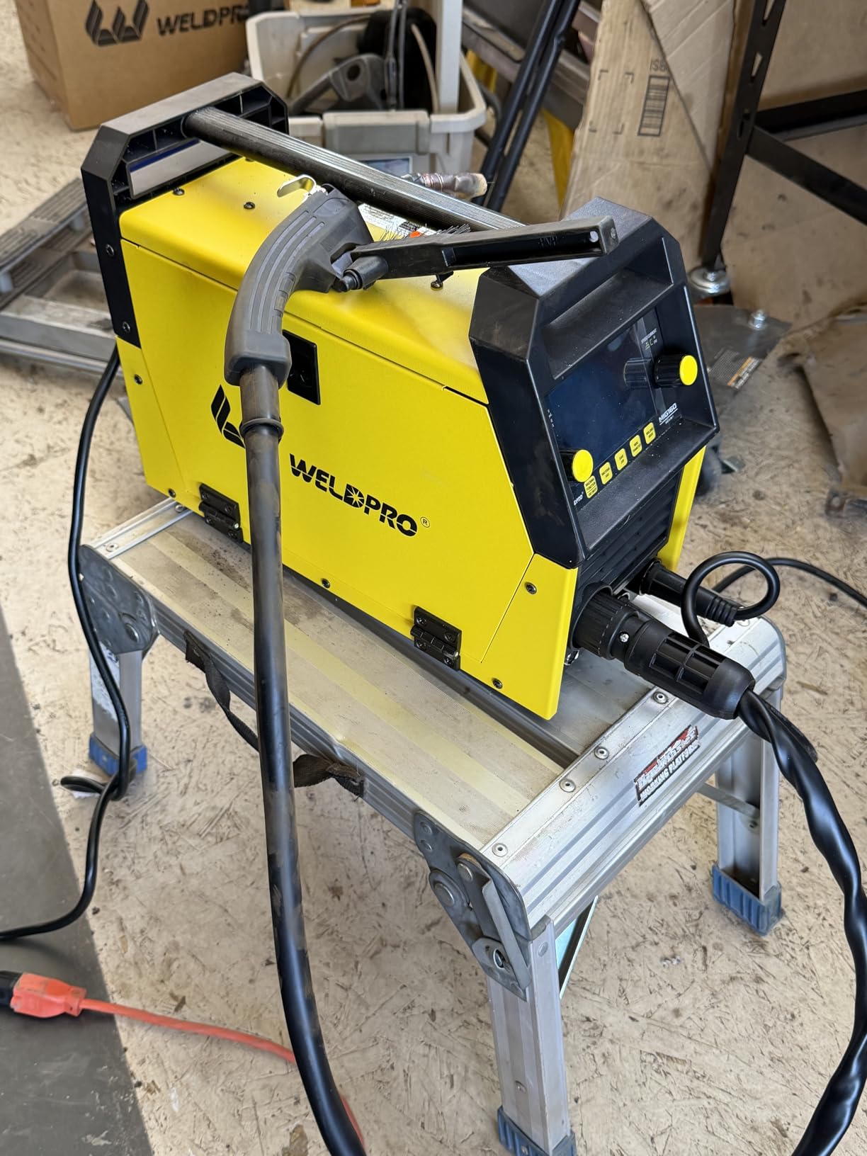 Weldpro 200 Amp MIG Welder, 110/220V 7-in-1 Manual MIG/Synergic MIG/Gasless MIG/Lift TIG/MMA/Spot/Spool Gun Aluminum Multi-process Welding Machine with Large LED Display, IGBT, 2T/4T, Spool Gun customer photo 1