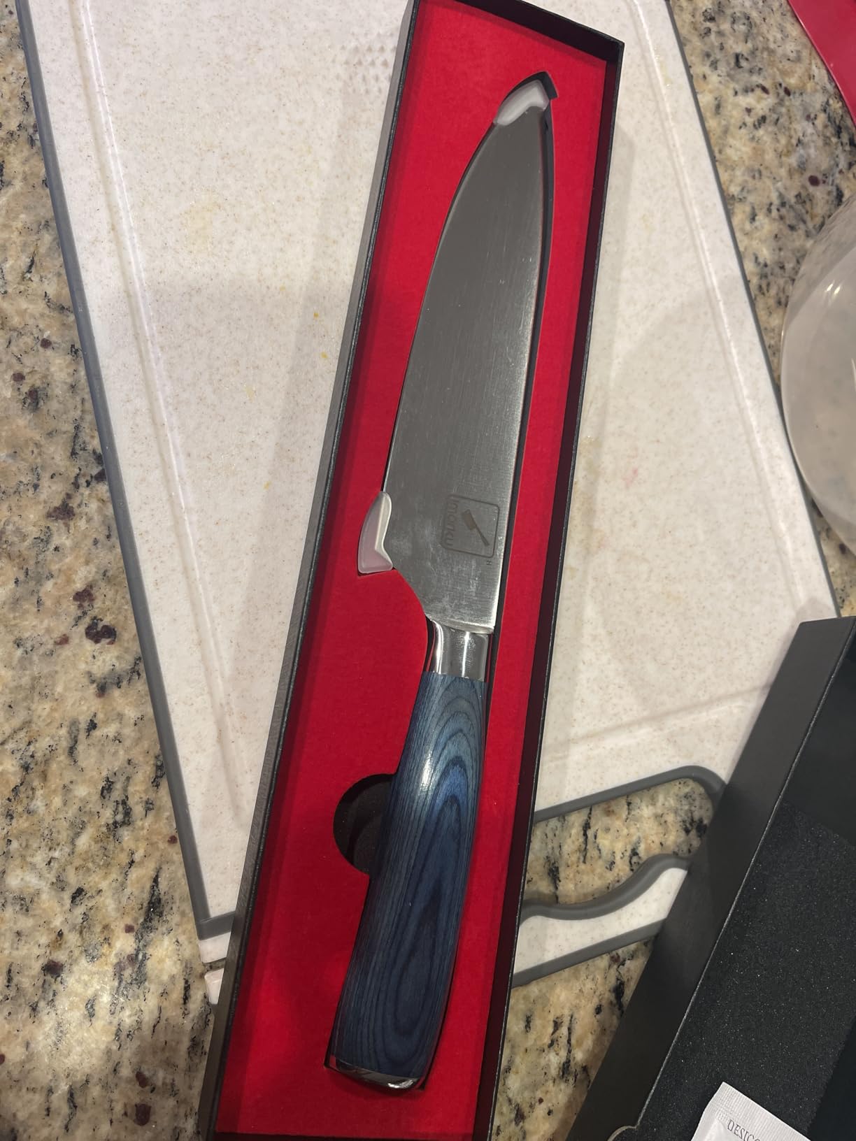 imarku 3 Pieces Knife set, Japanese HC Stainless Steel Kitchen Knife Set, Professional Chef Knife Set With Ergonomic Pakkawood Handle, Ultra Sharp Knives Set for Kitchen & Home Cooking, Best Gifts customer photo 2