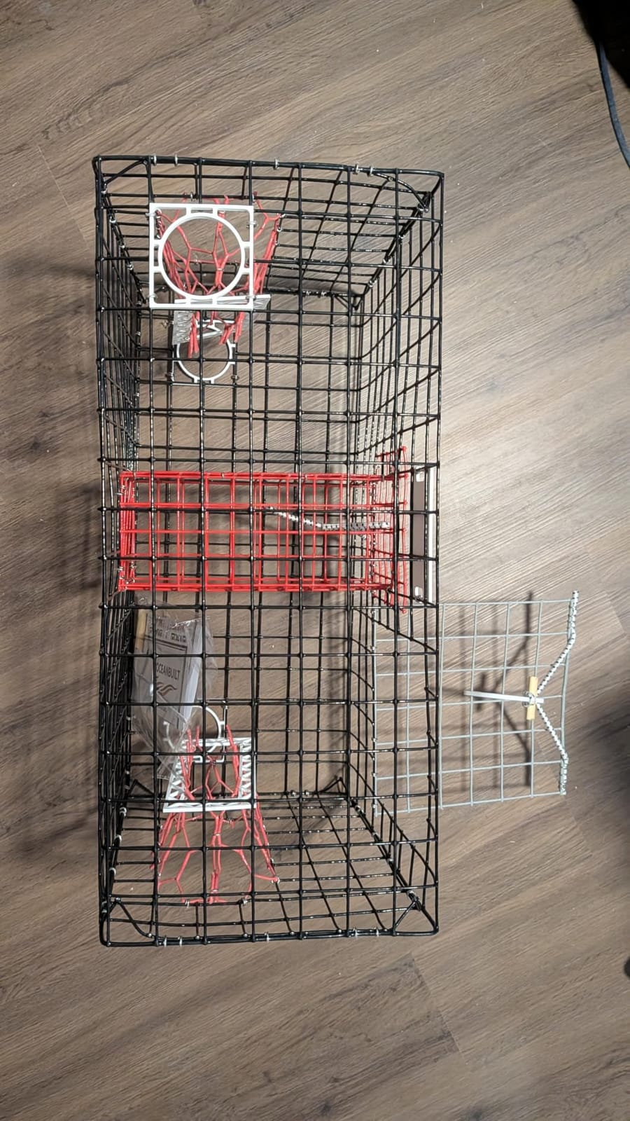 Florida Medium Blue Crab Trap - 24 x 14 x 11 Crab Pot for Recreational Crabbing - Two-Throat Entry Fishing Trap - PVC Coated Wire Saltwater Crab Trap customer photo 2
