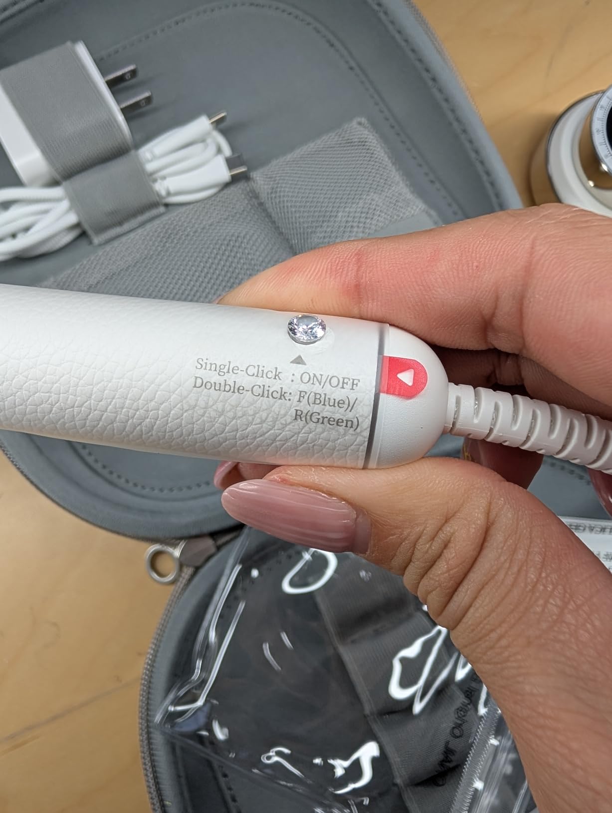 Professional Electric Nail Drill Machine - O NAIL 50,000 RPM E-File with LCD Display, Smart Control and Vibration-Free, 3mm Shank Bits Kit, Beginner Mode for Acrylic Gel Removal, for Home & Salon Use customer photo 1