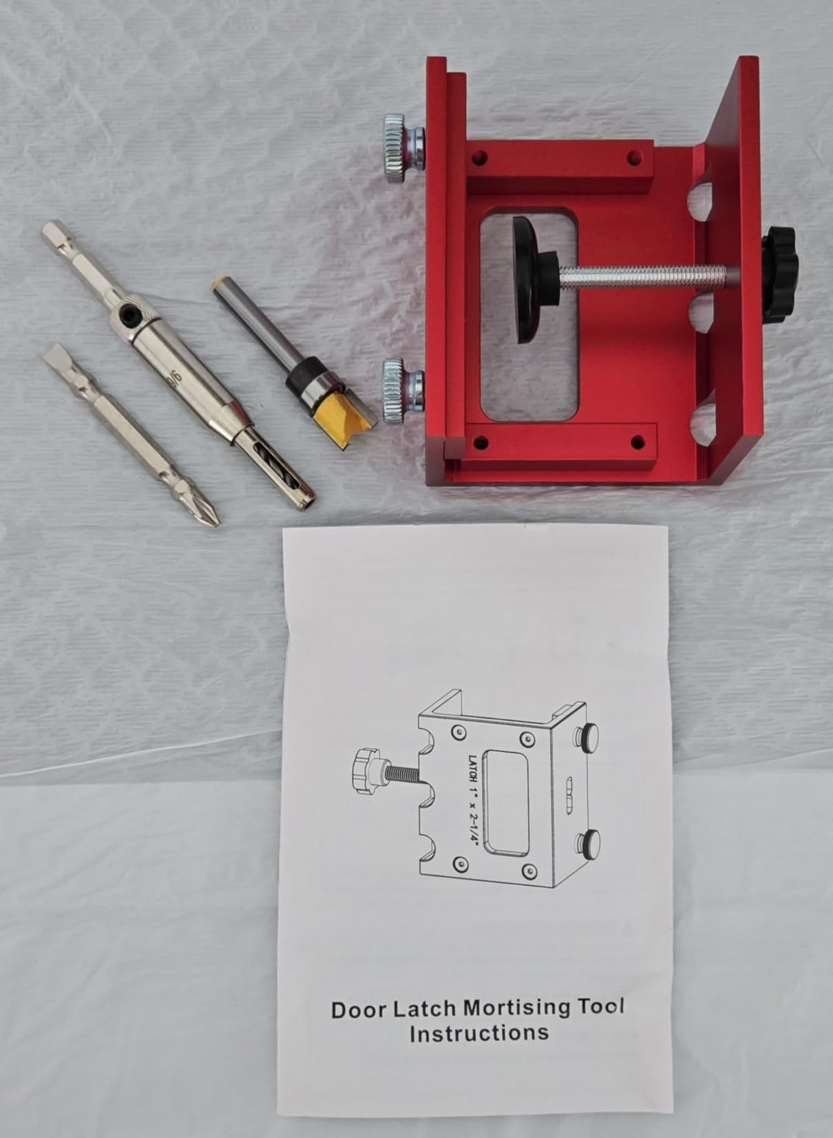 Door Latch Mortise Tool for Router 1