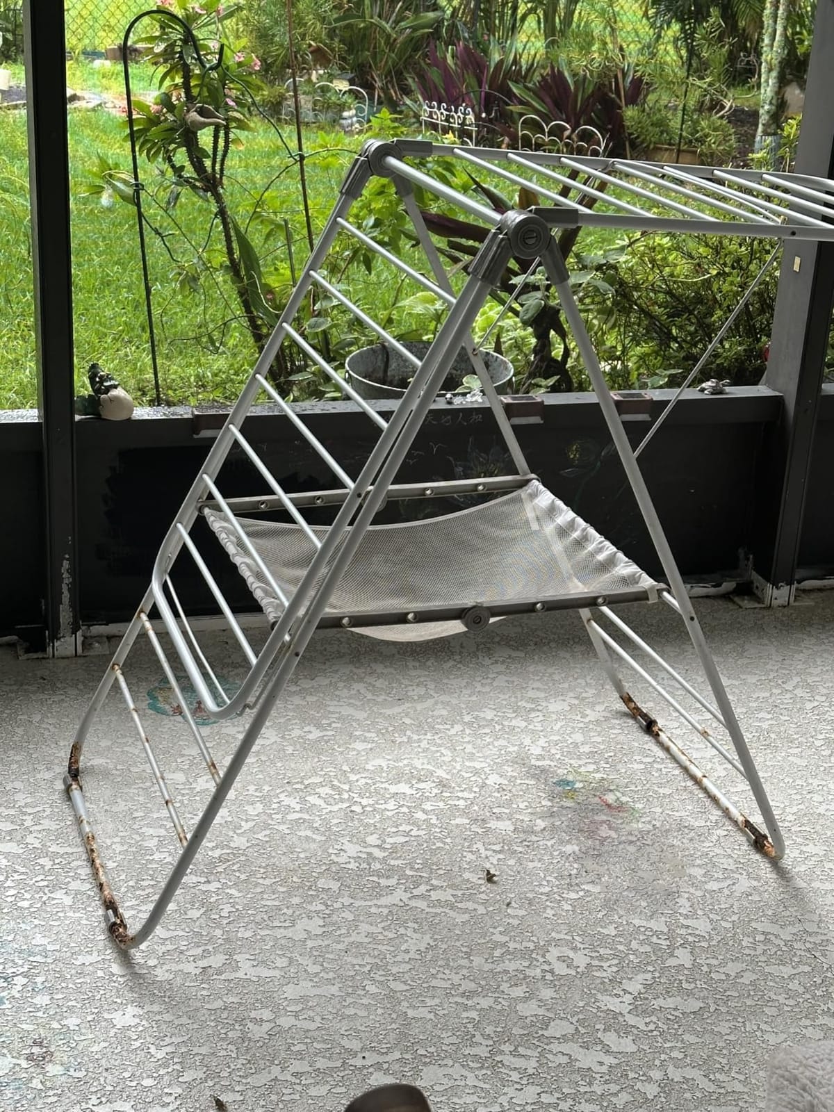Honey-Can-Do 3-Tier Compact Clothes Drying Rack, 16 ft, No Assembly, White customer photo 1