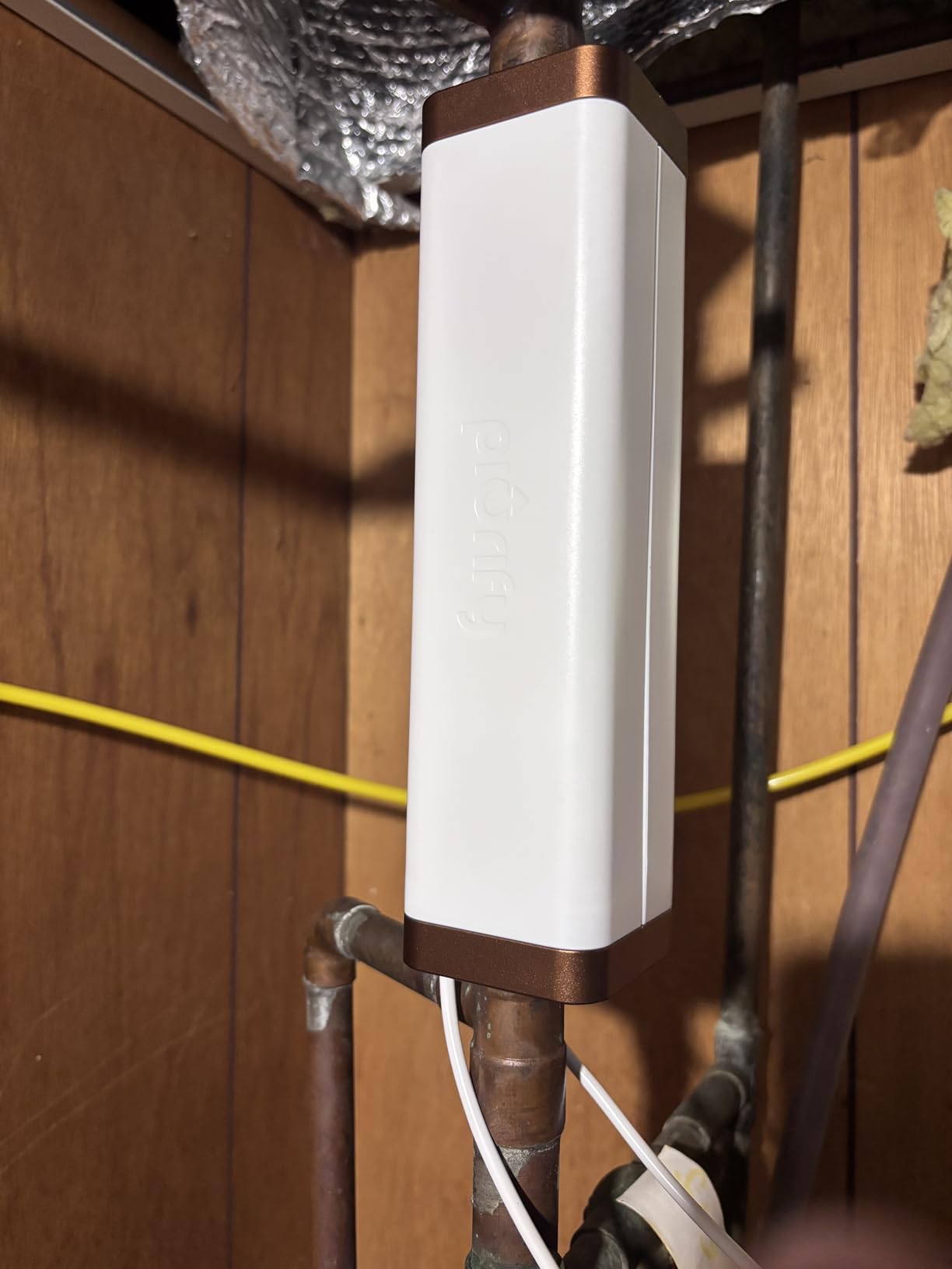 PIURIFY Over-Pipe Whole House Electronic Water Descaler System | 3-Minute Setup | Salt-Free | No Maintenance | Renter-Friendly customer photo 2