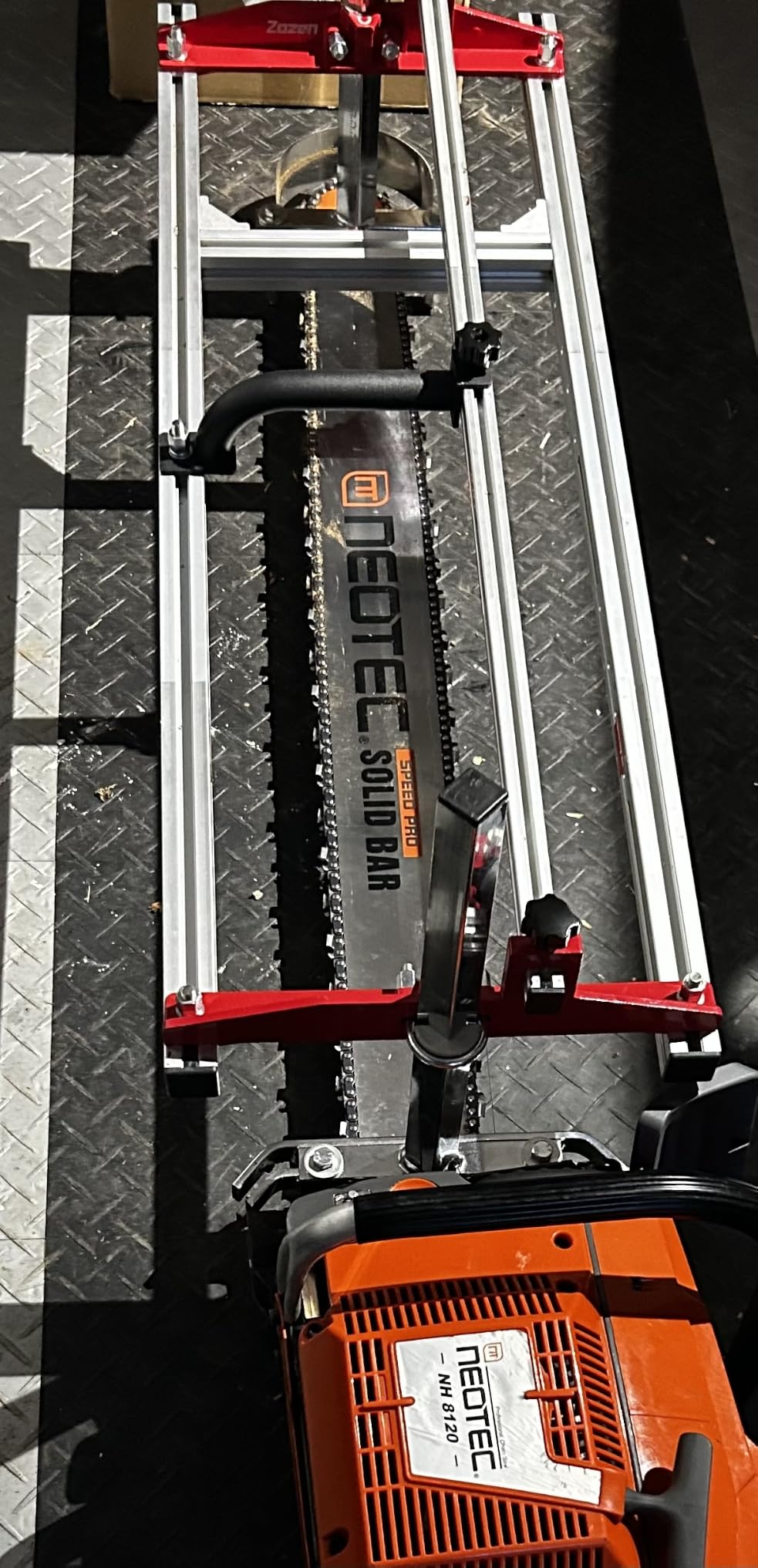 NEO-TEC NH8120 Gas Powered Chainsaw 120cc 8.4HP 2-Cycle Engine Big Gas Chainsaw for Extreme Logging and Cutting, Compatible with Husqvarna 3120 XP Parts customer photo 1
