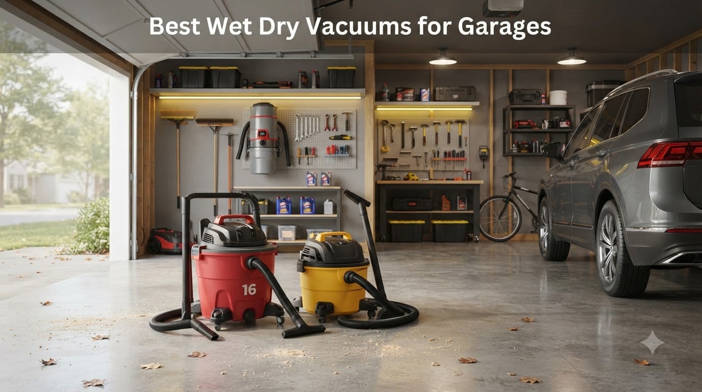 Best Wet Dry Vacuums for Garages