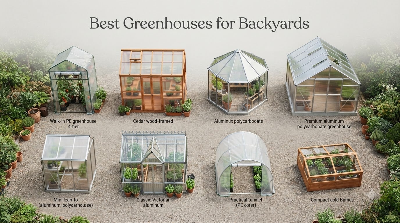 Best Greenhouses for Backyards