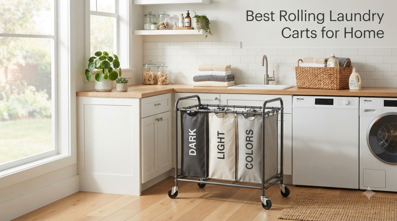 Best Rolling Laundry Carts for Home