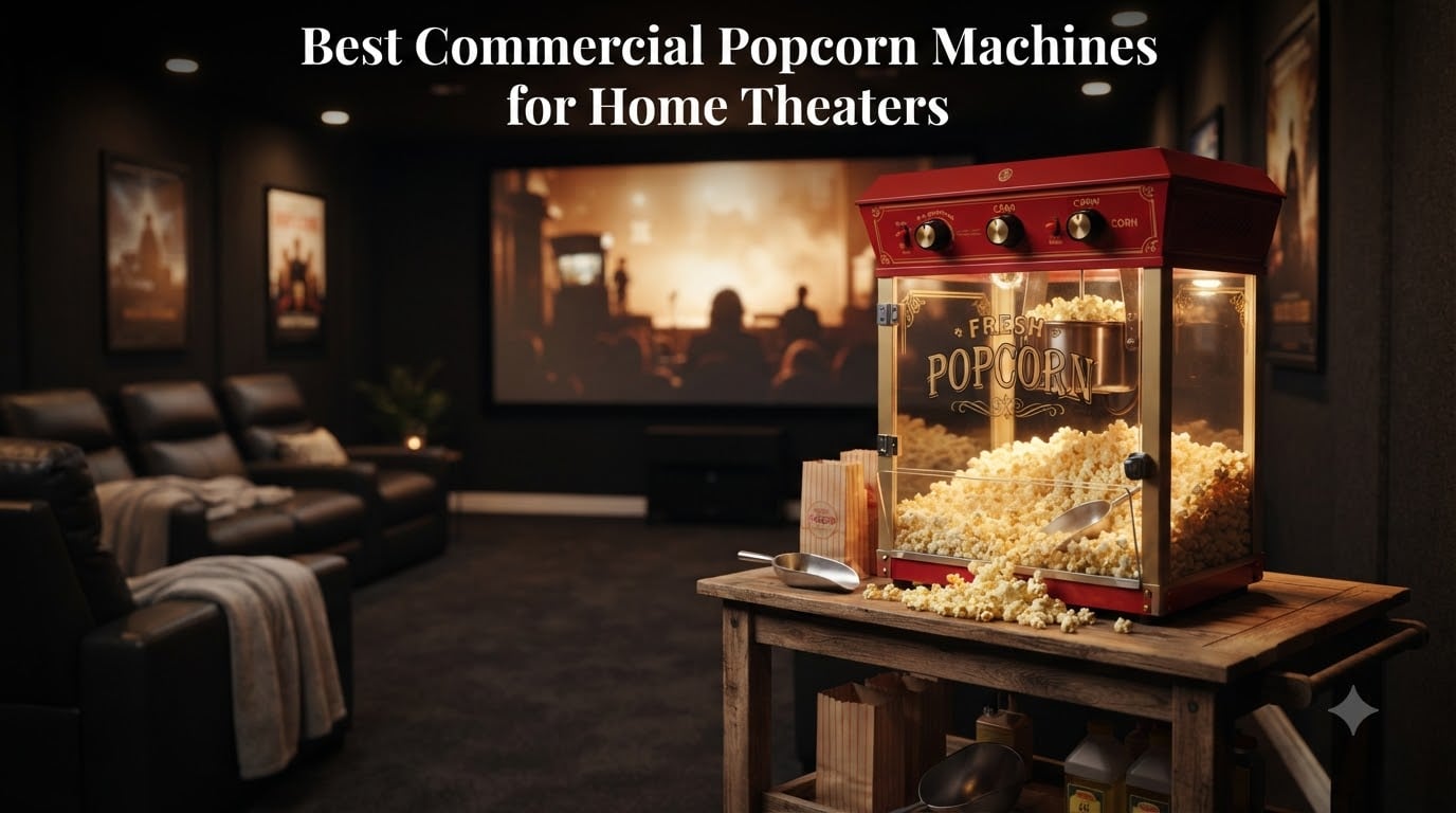 Best Commercial Popcorn Machines for Home Theaters