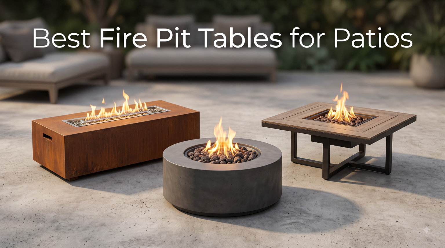 Best Fire Pit Tables for Patios