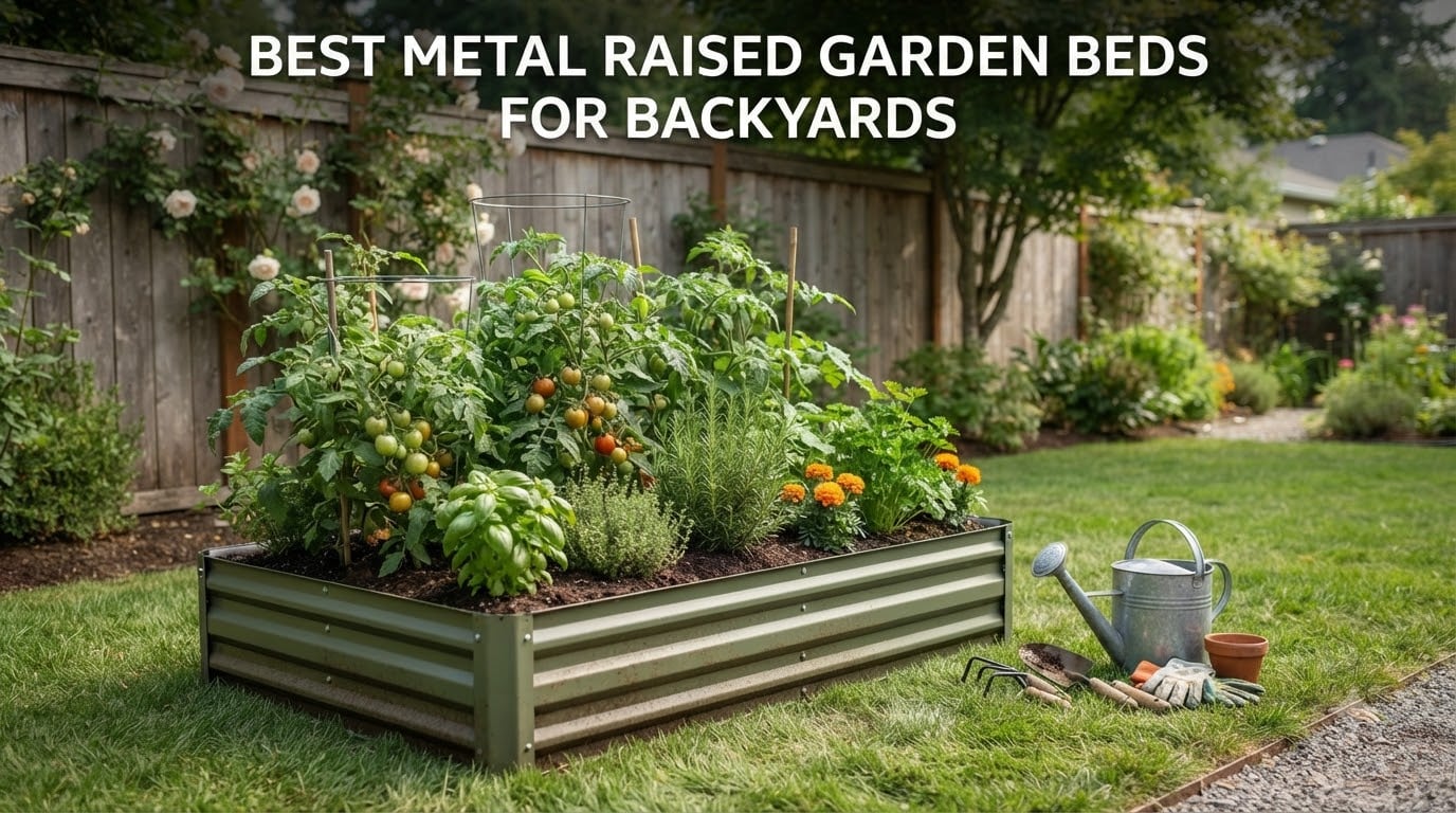 Best Metal Raised Garden Beds for Backyards