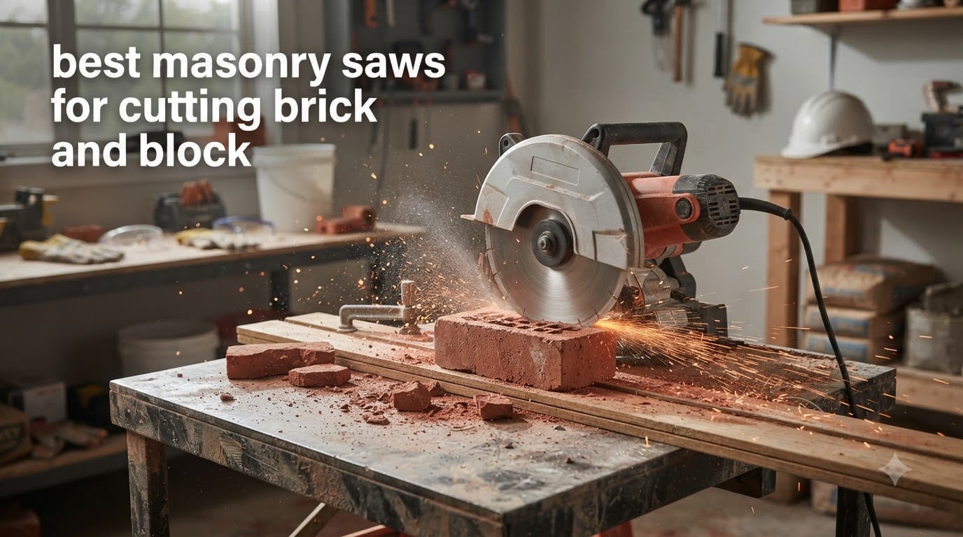 best masonry saws for cutting brick and block