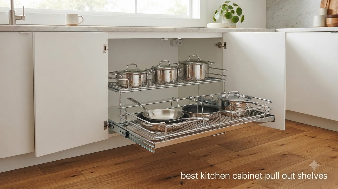 best kitchen cabinet pull out shelves