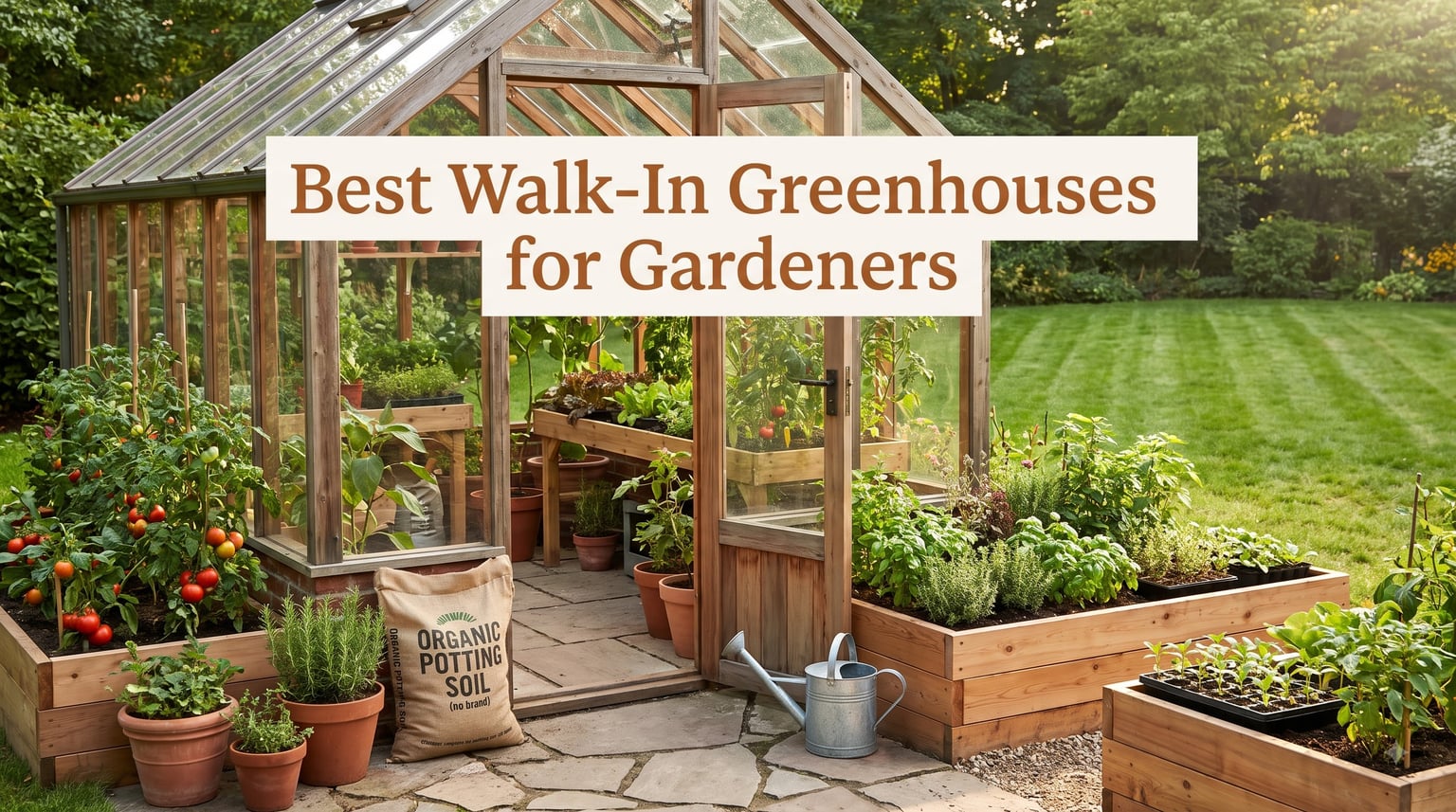 Best Walk-In Greenhouses for Gardeners