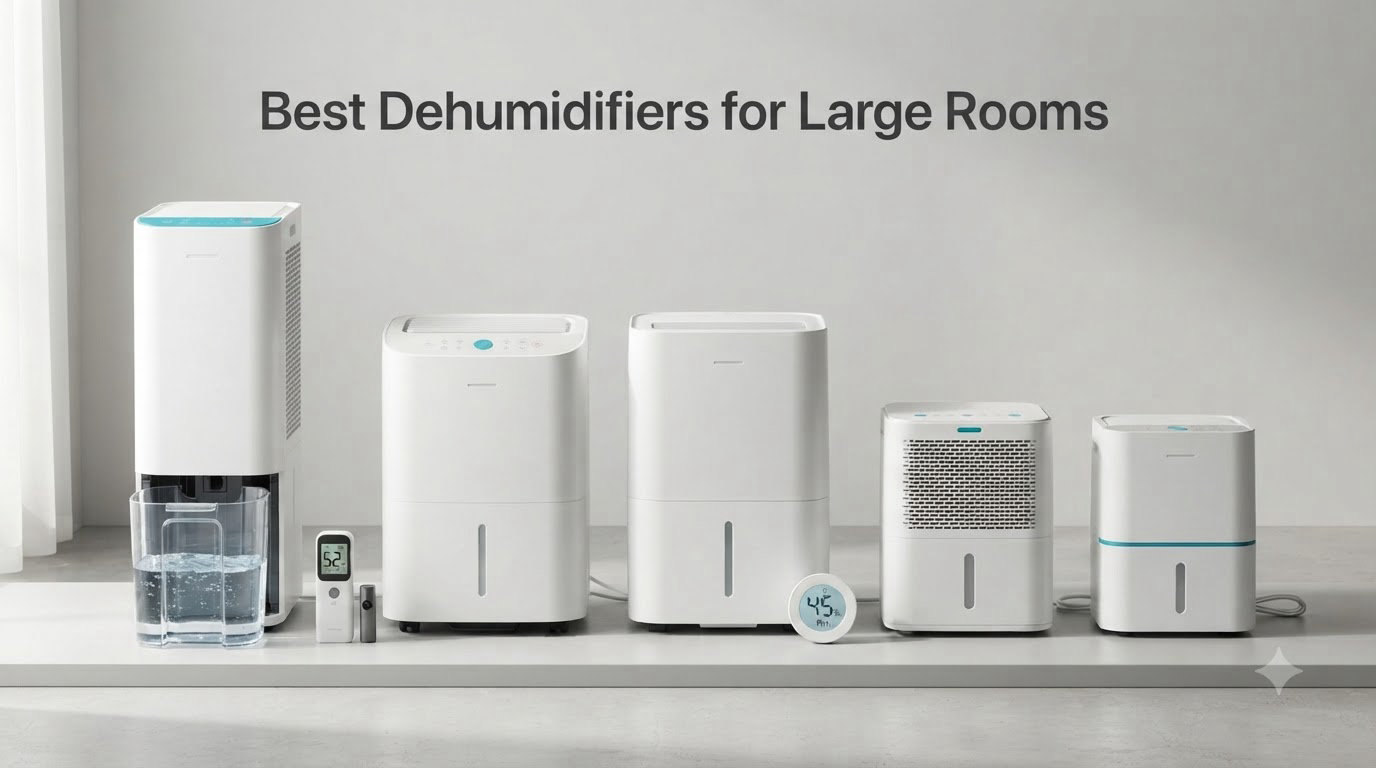 Best Dehumidifiers for Large Rooms