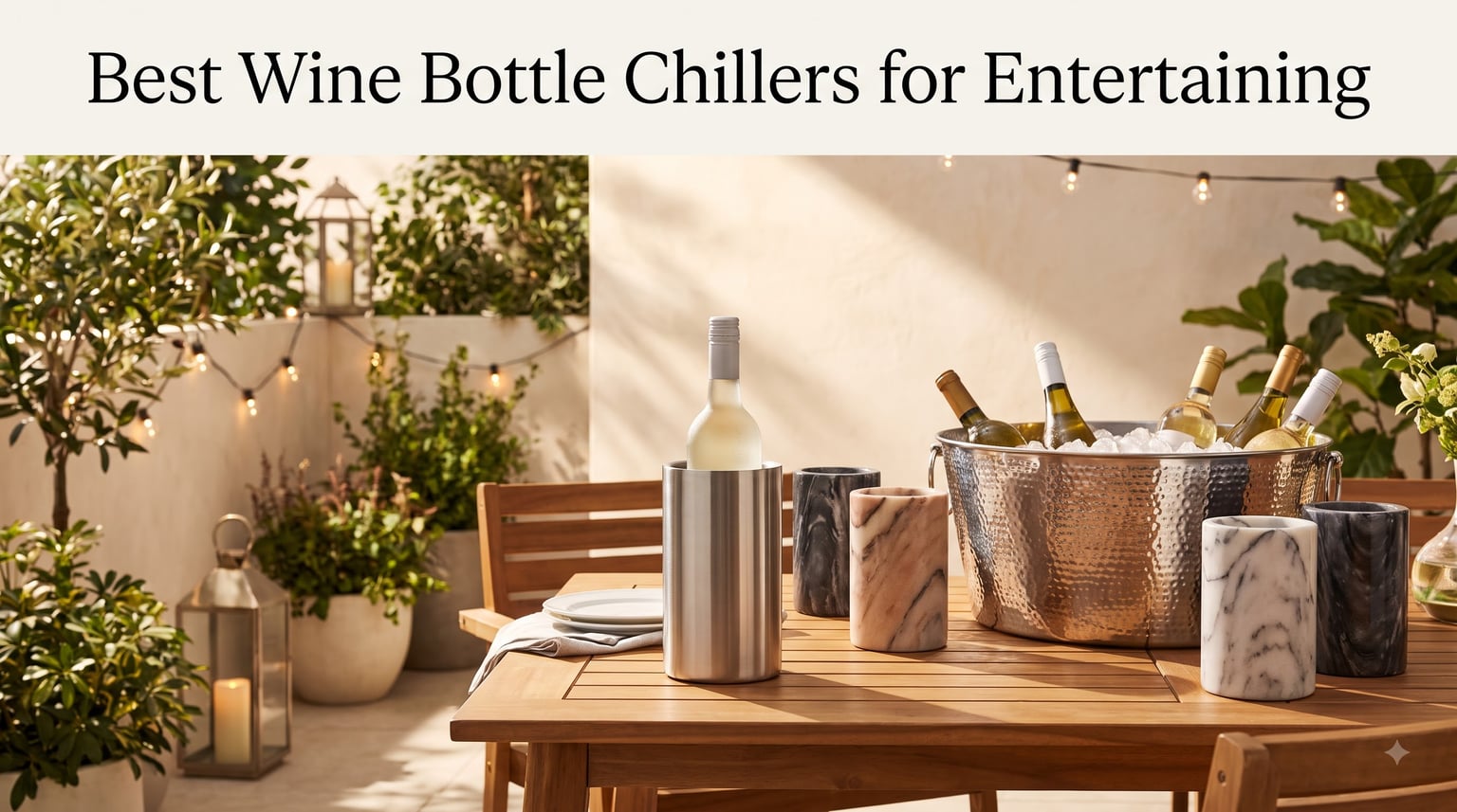 Best Wine Bottle Chillers for Entertaining