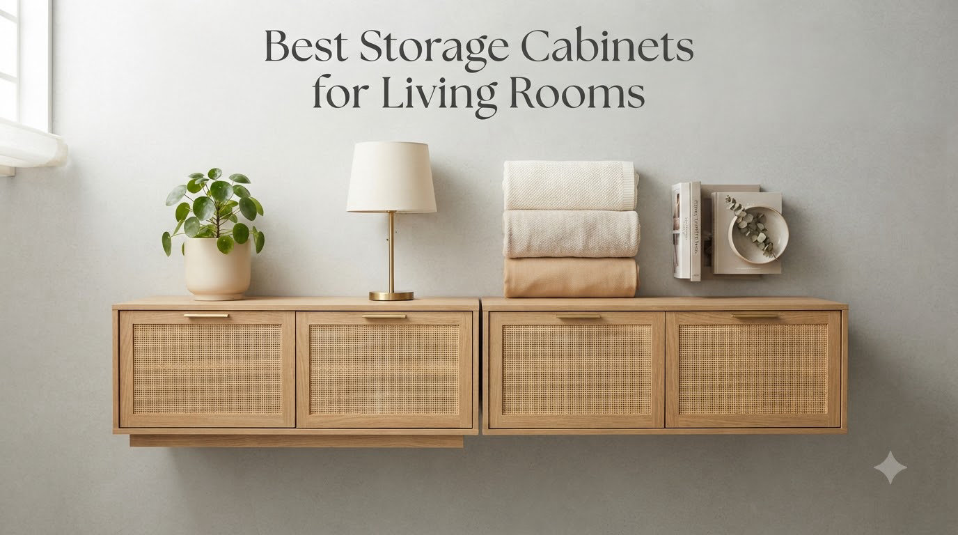 Best Storage Cabinets for Living Rooms