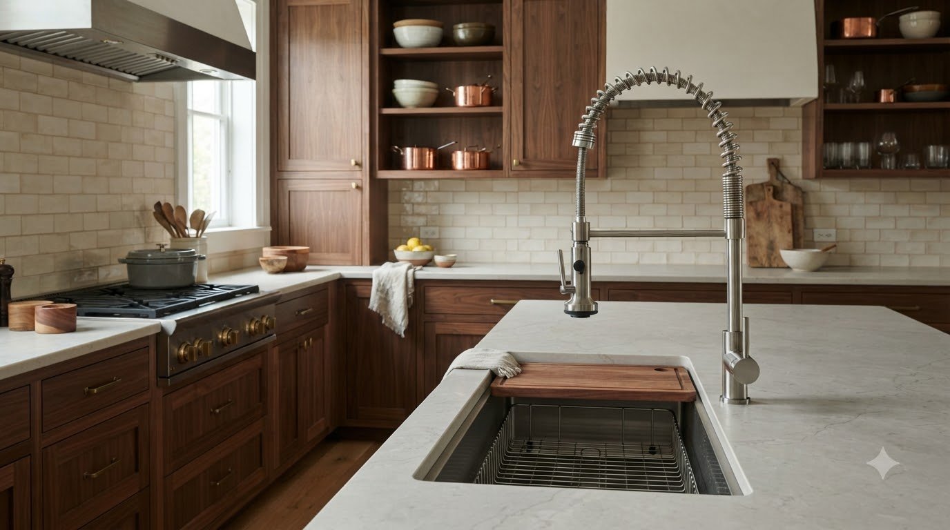 best commercial style kitchen faucets