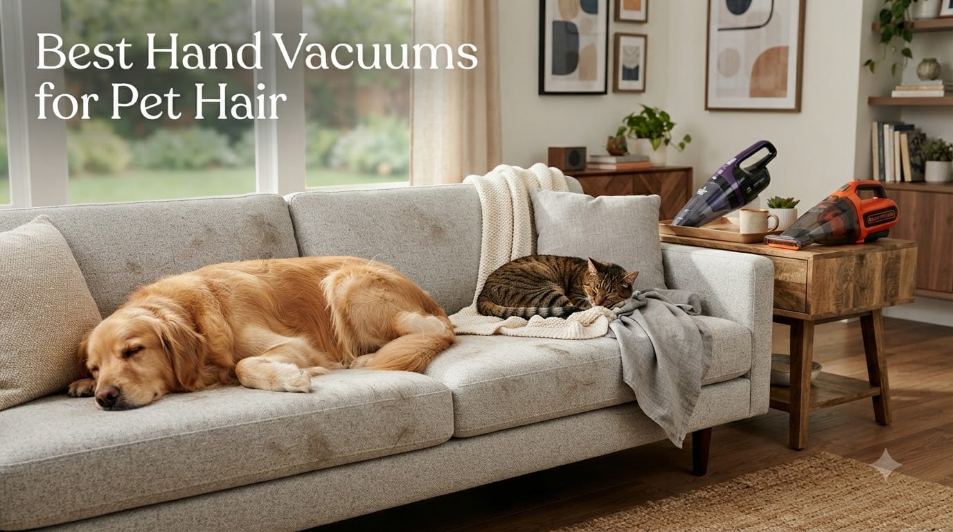 Best Hand Vacuums for Pet Hair