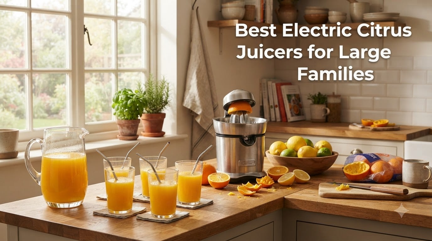 Best Electric Citrus Juicers for Large Families