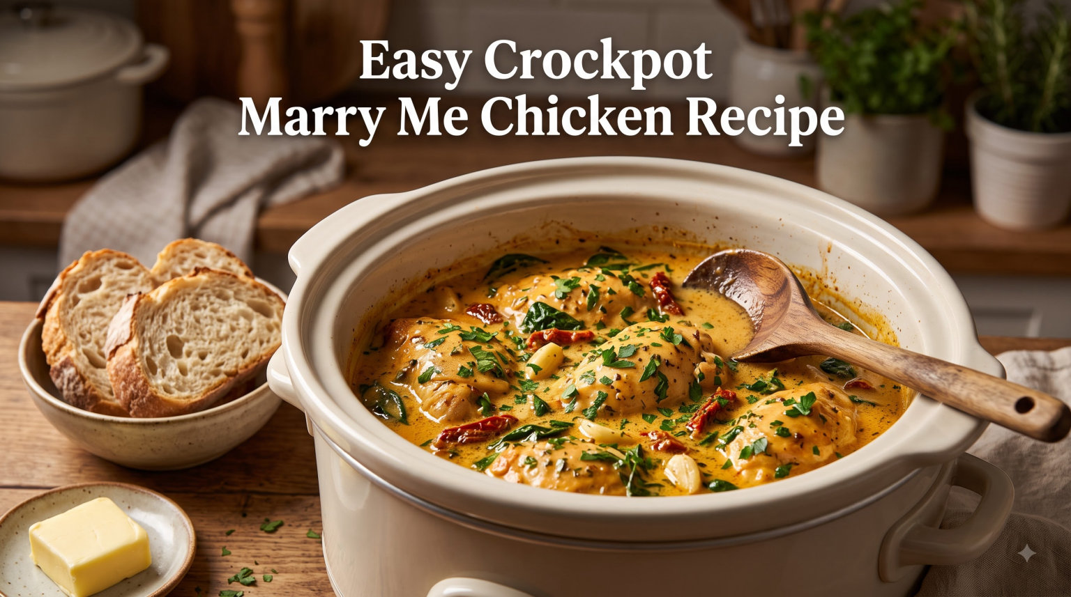 Easy Crockpot Marry Me Chicken Recipe