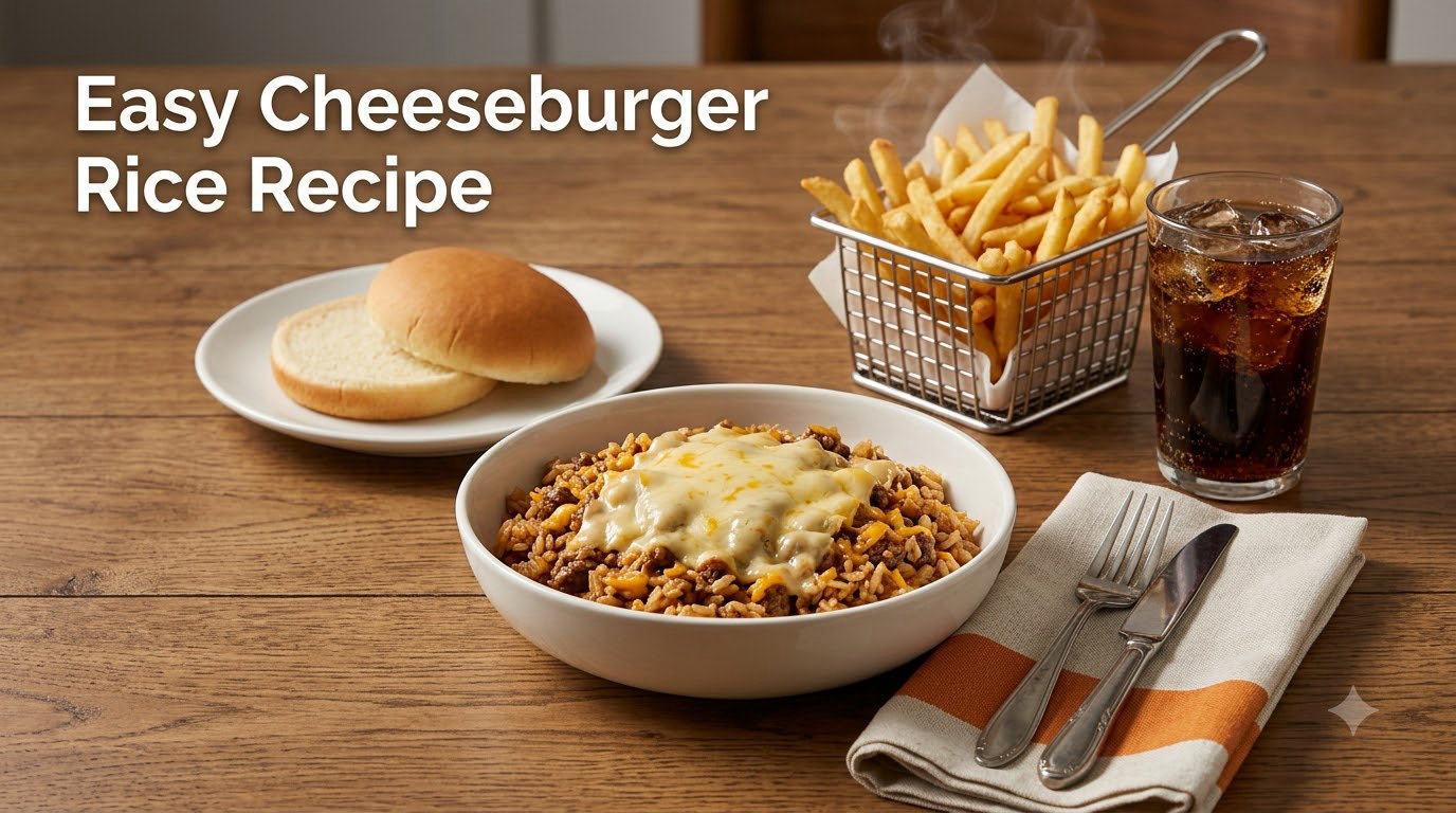 Easy Cheeseburger Rice Recipe