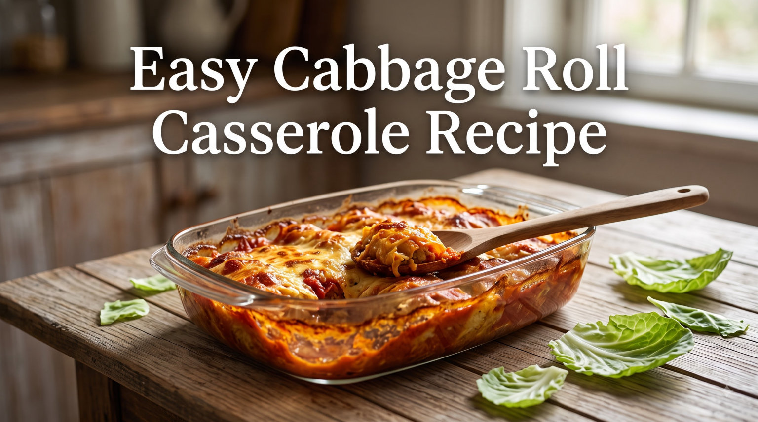 Easy Cabbage Roll Casserole Recipe