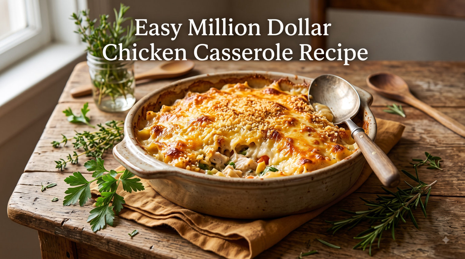 Easy Million Dollar Chicken Casserole Recipe