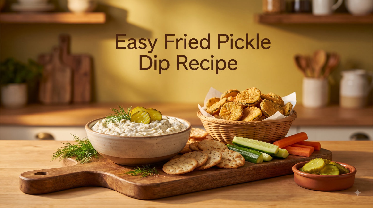 Easy Fried Pickle Dip Recipe